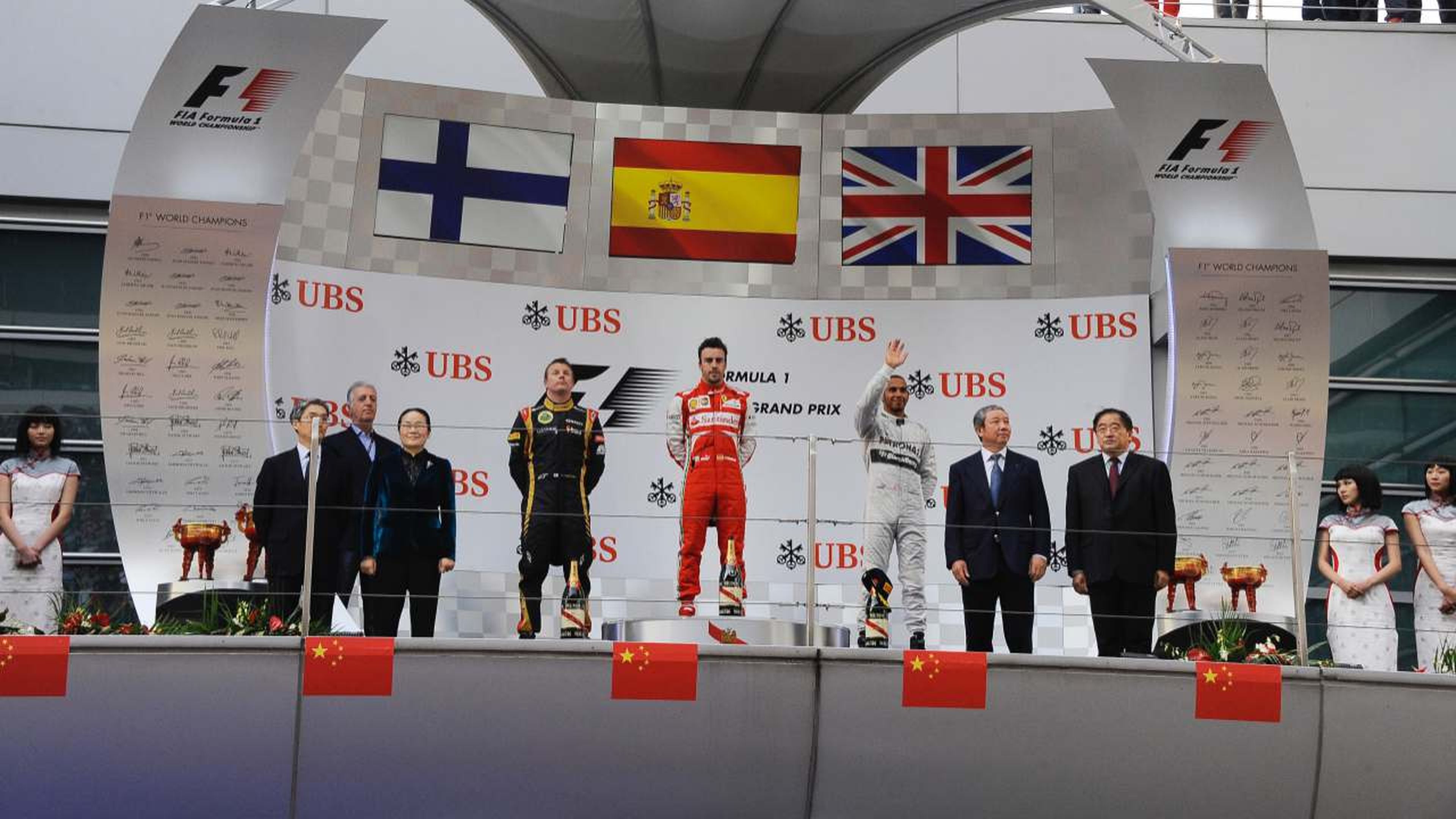 Alonso en el GP China 2013