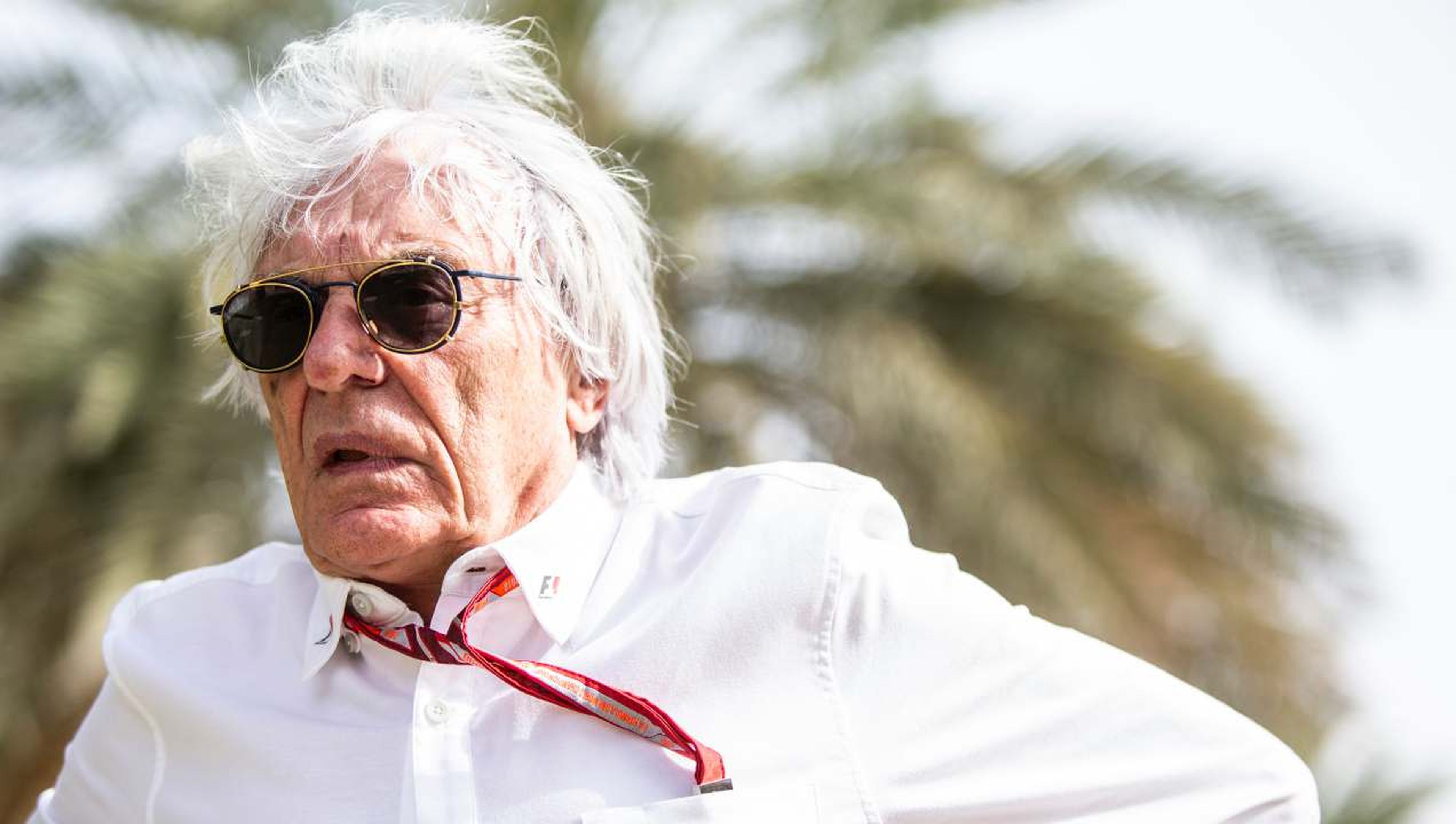 Bernie Ecclestone en el GP de Bahréin 2018