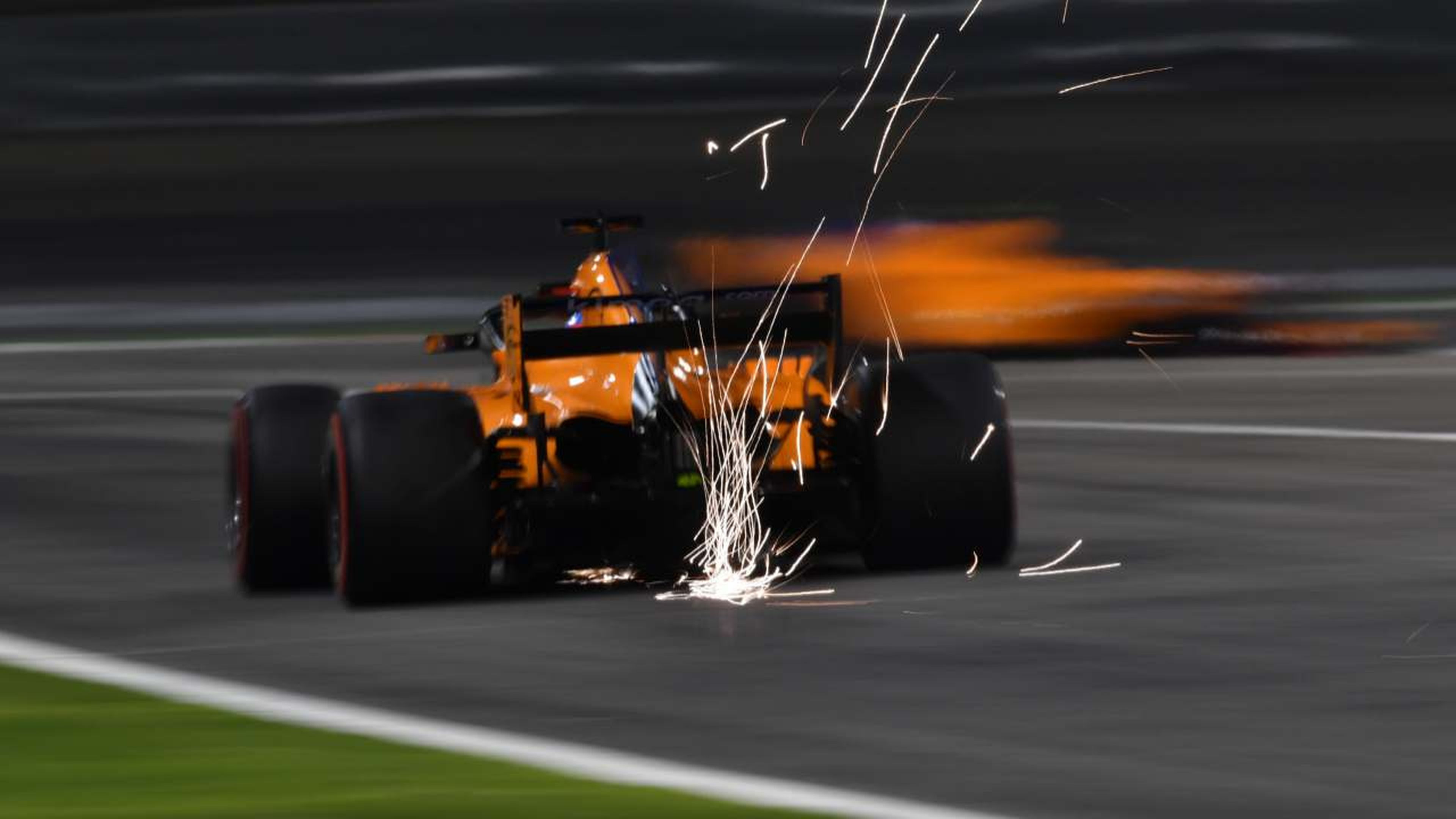 Fernando Alonso, en la clasificación de Bahrein