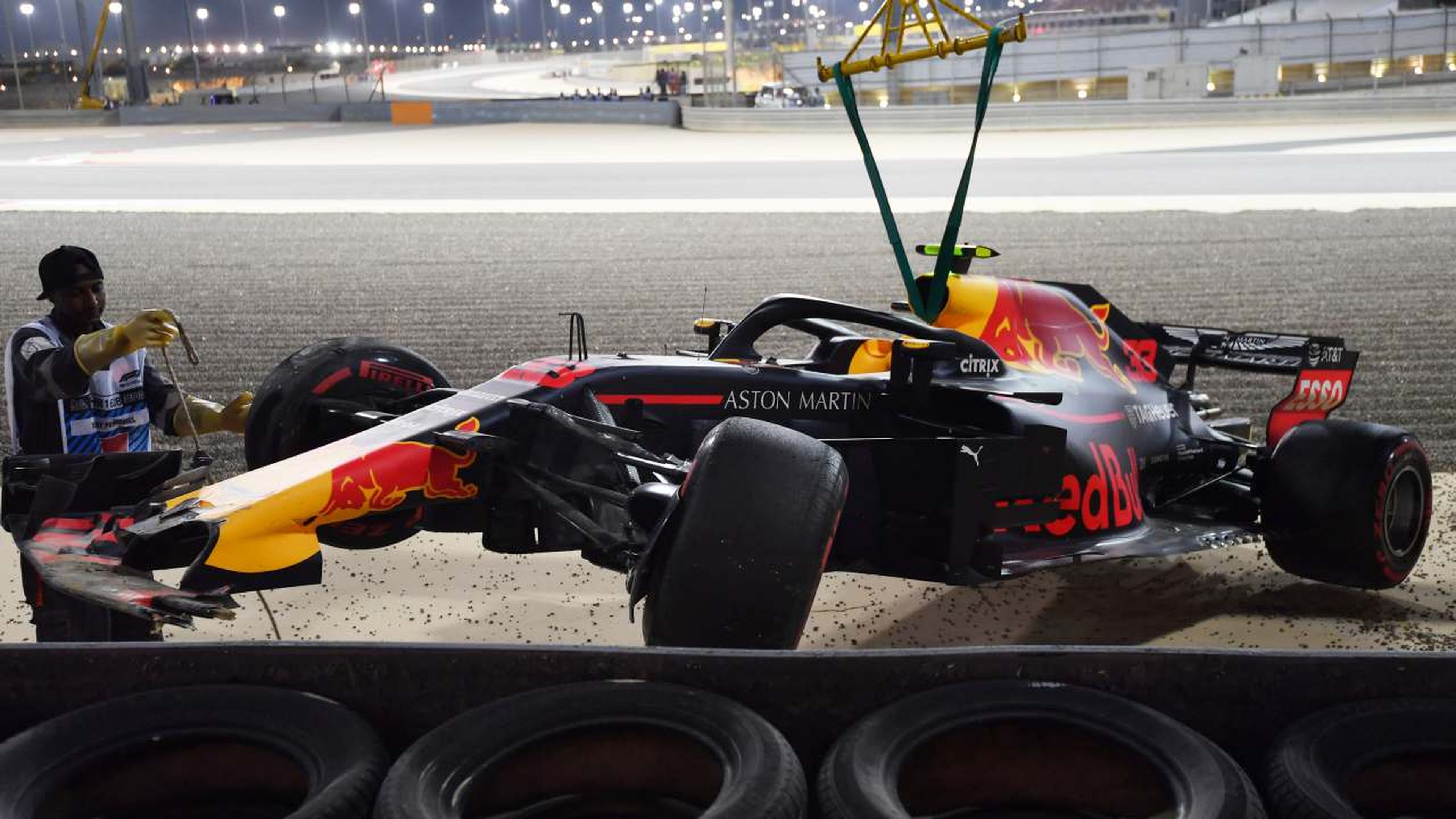 Max Verstappen accidente Bahrein