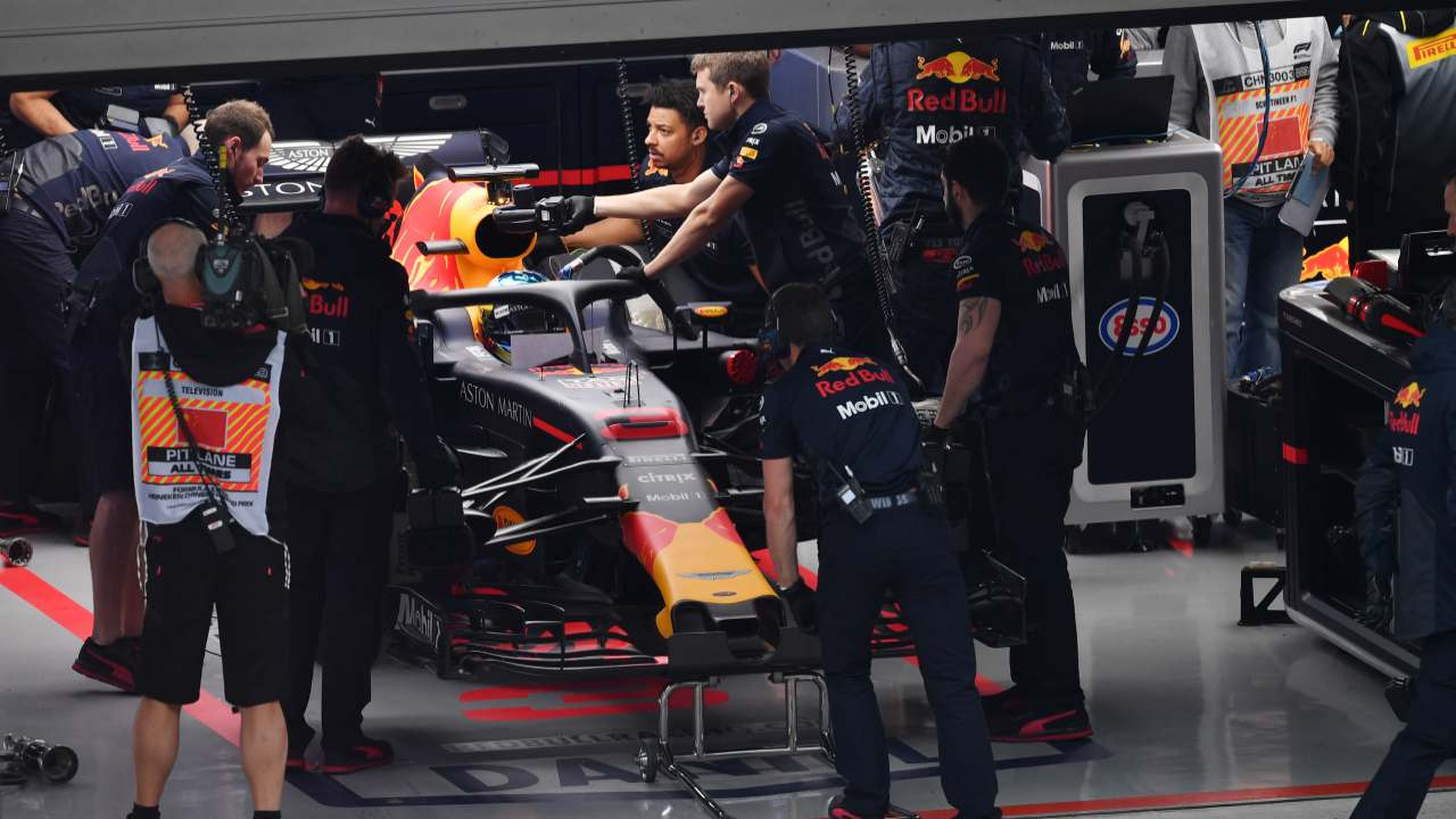 Mecánicos Red Bull F1