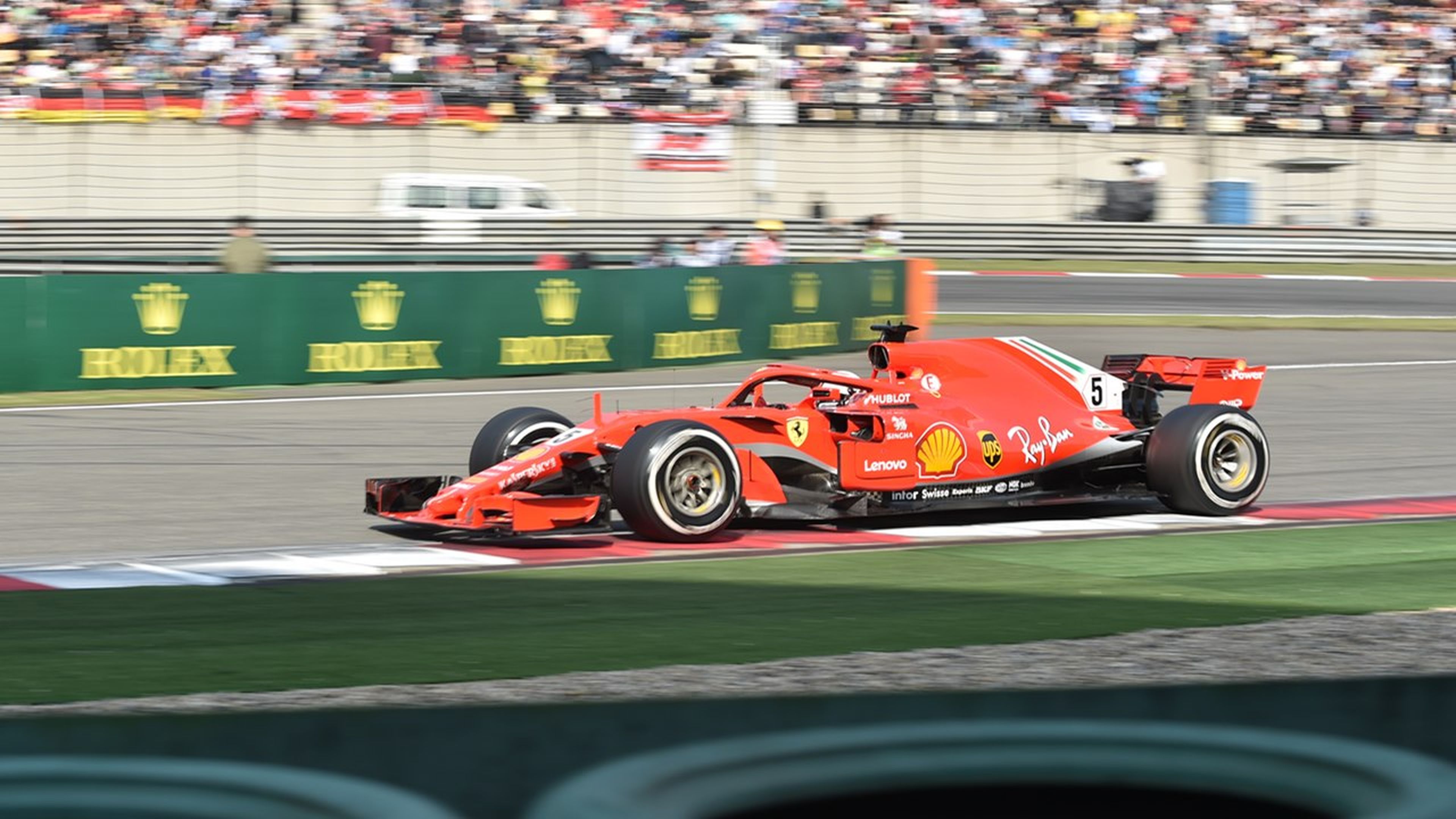 Vettel en el GP China 2018