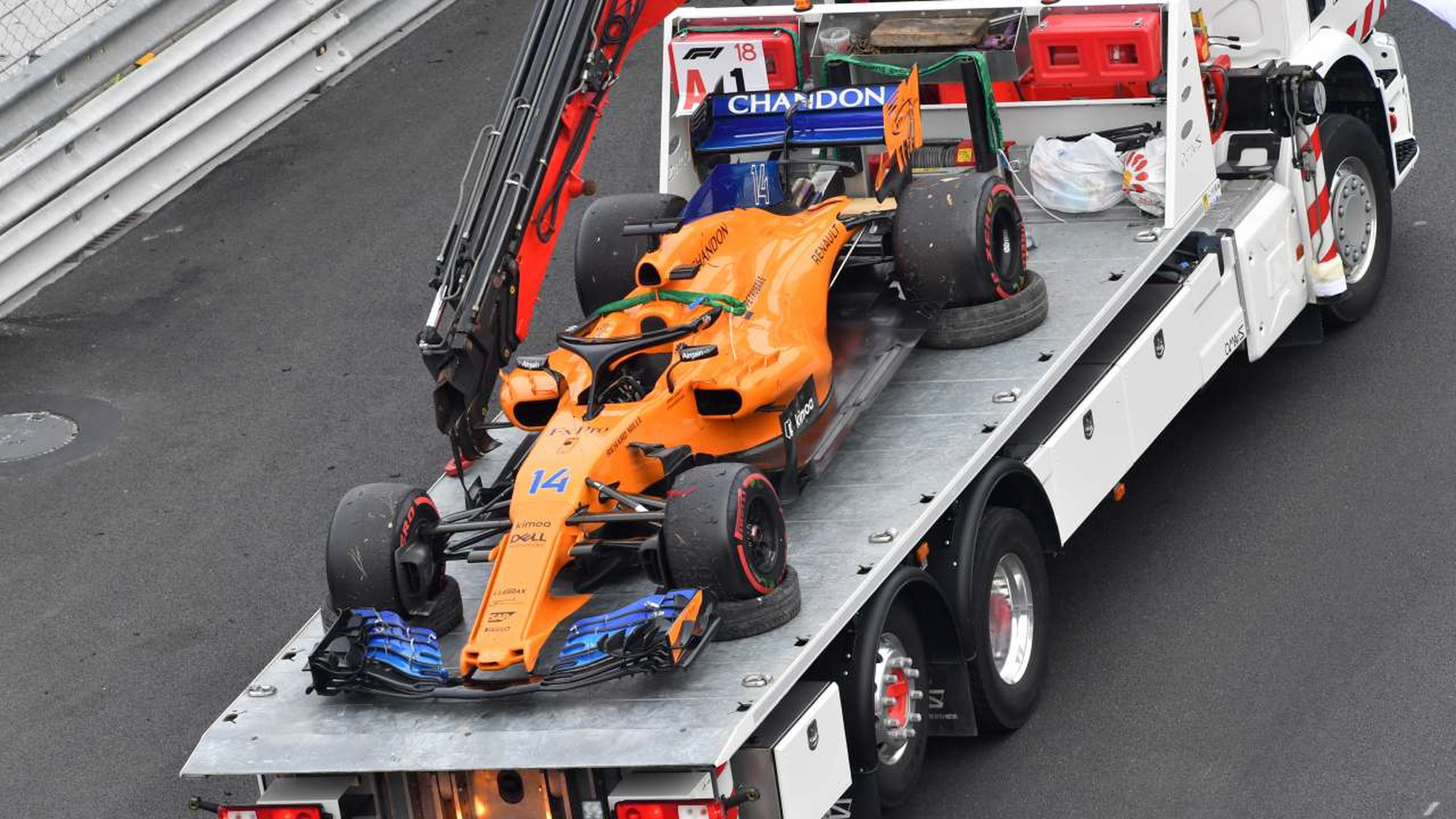 Alonso abandona en el GP de Mónaco