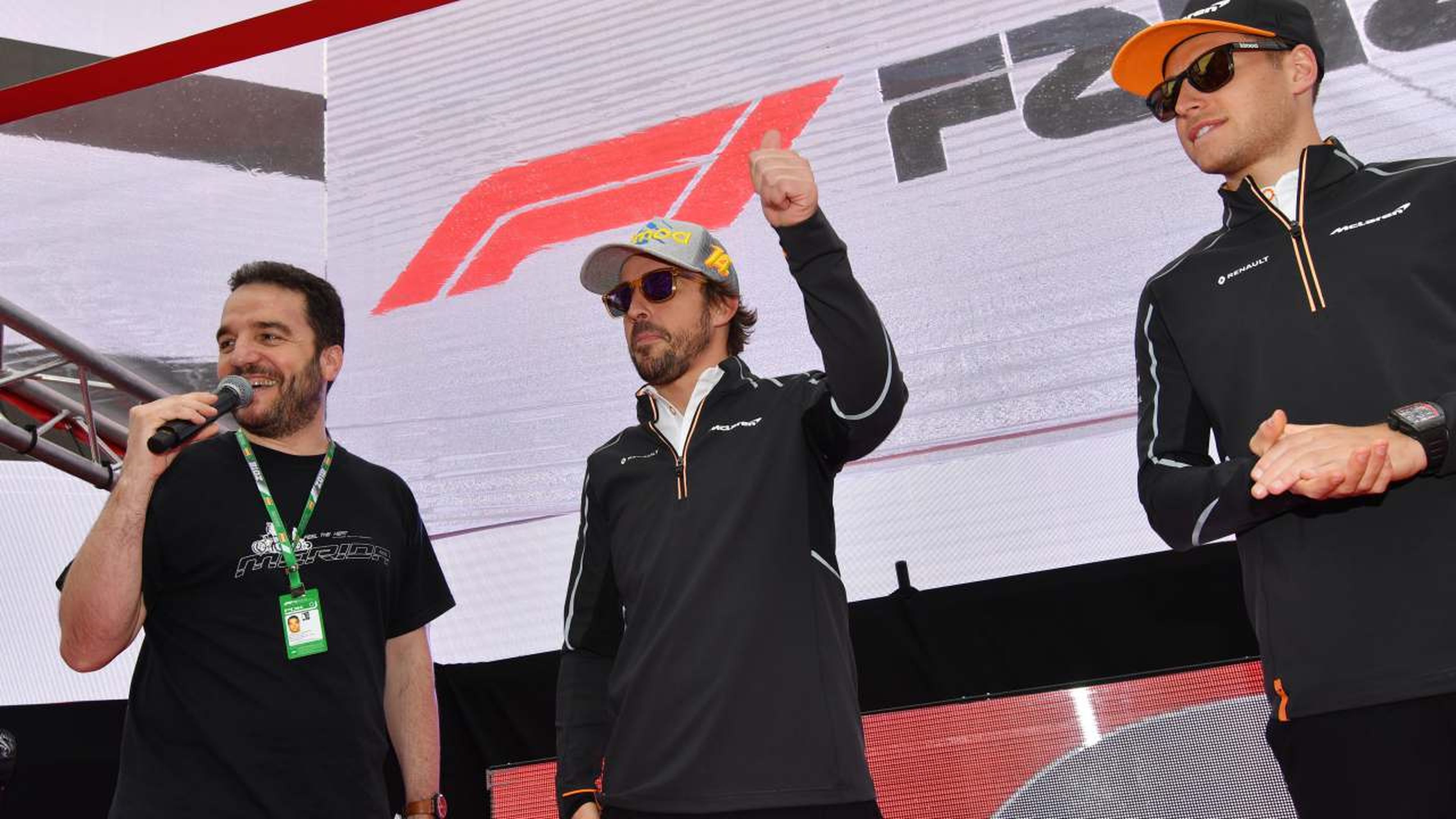 Alonso en el GP España 2018