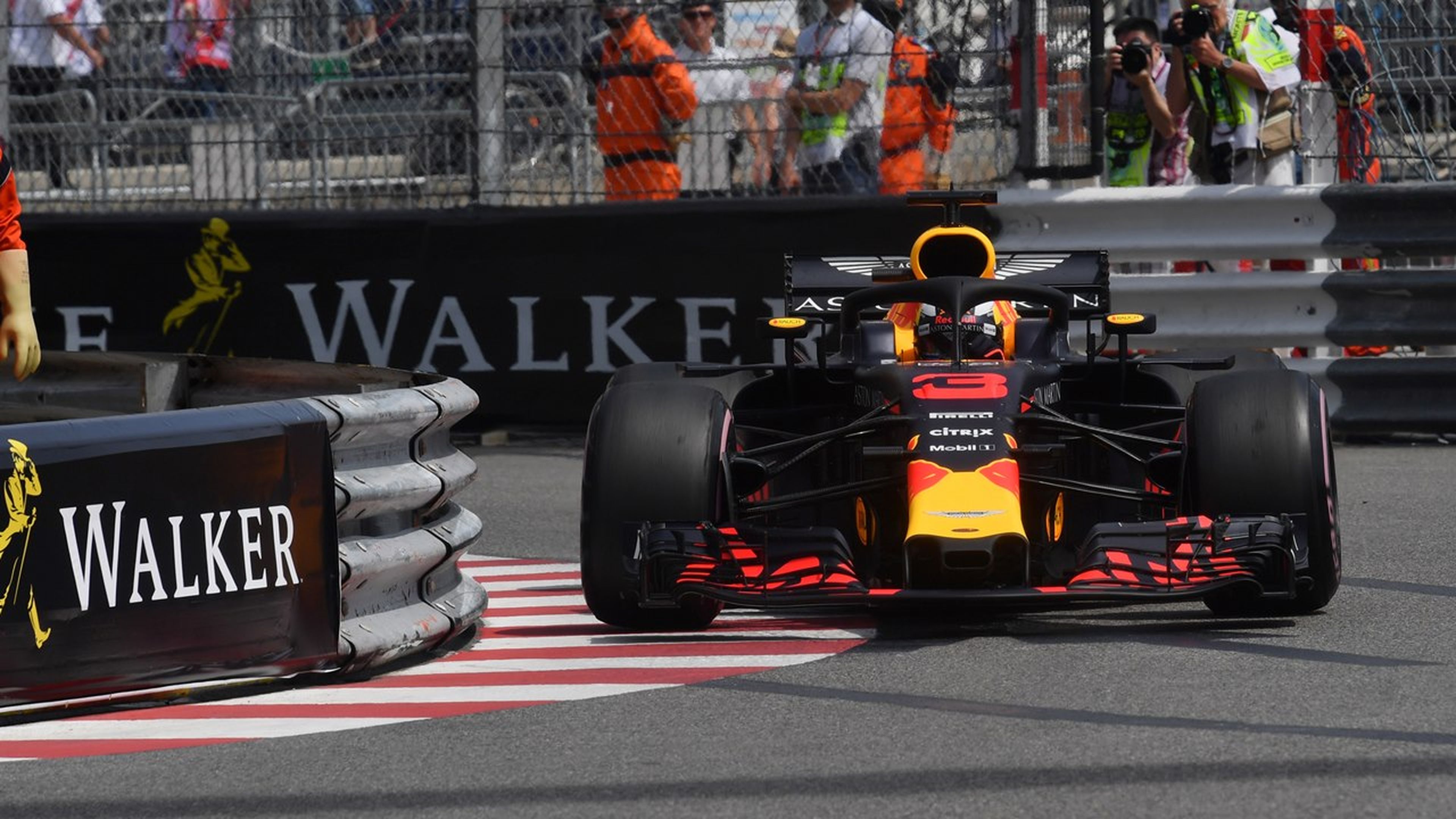 Daniel Ricciardo, en los Libres 1 de Mónaco