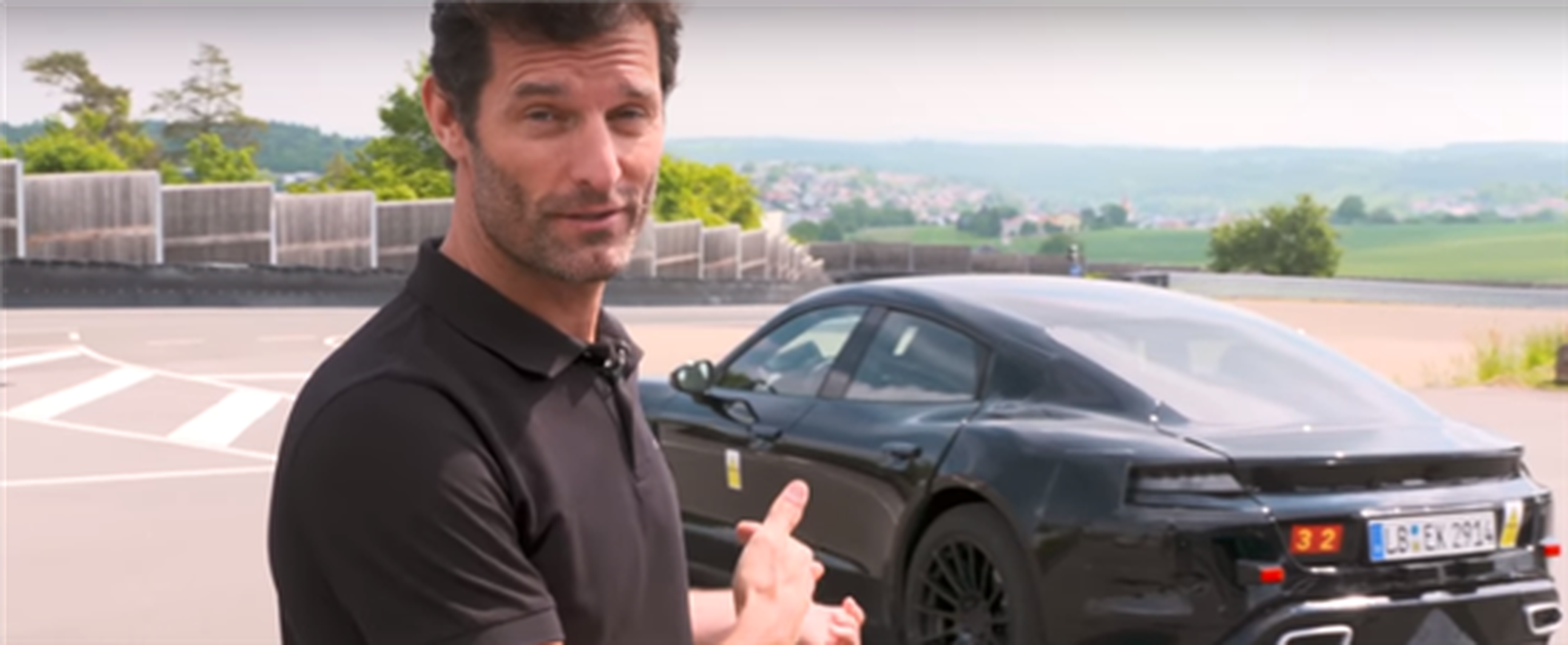 Mark Webber prueba el Porsche Mission E