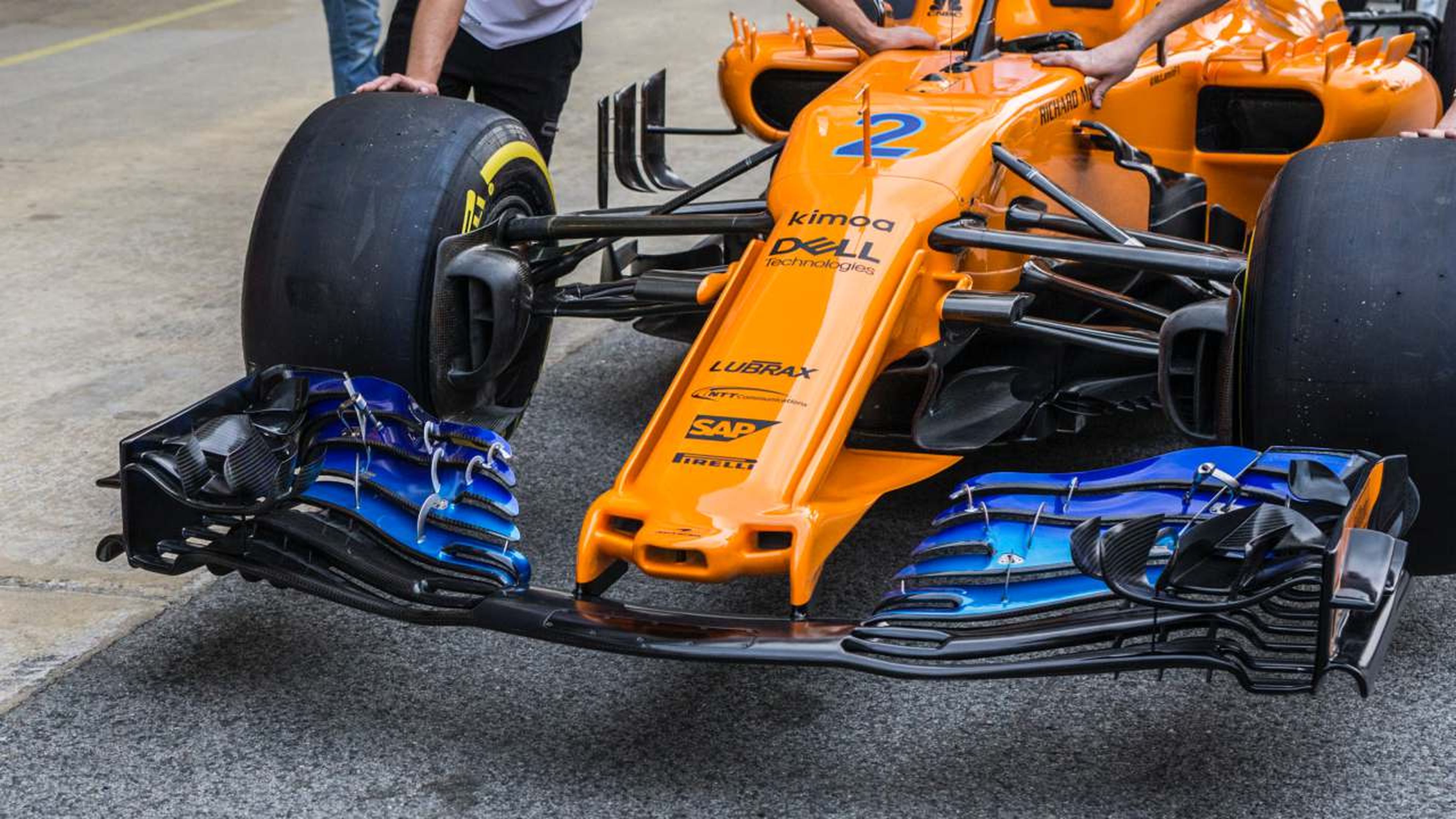 Nuevo alerón McLaren F1
