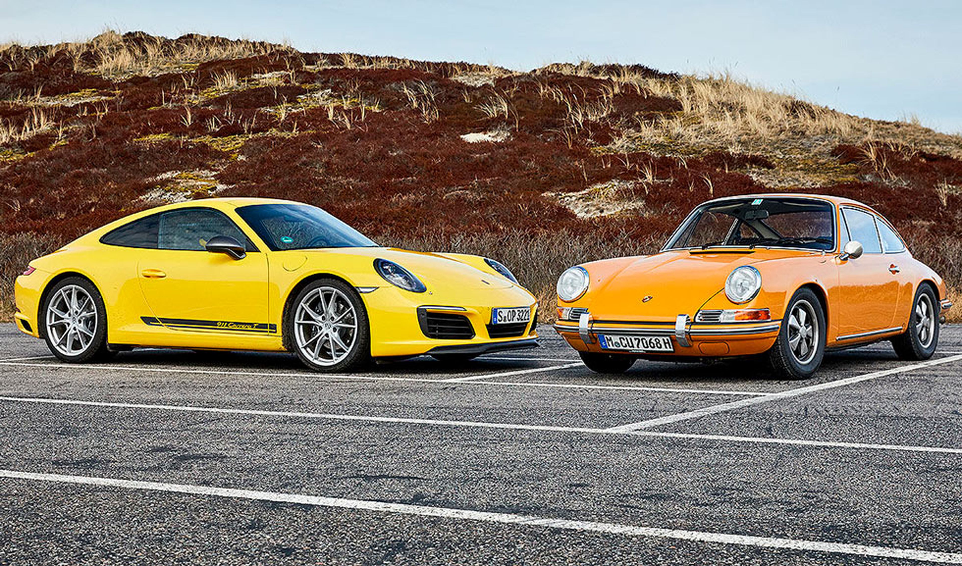 Porsche 911 Carrera T vs su antepasado
