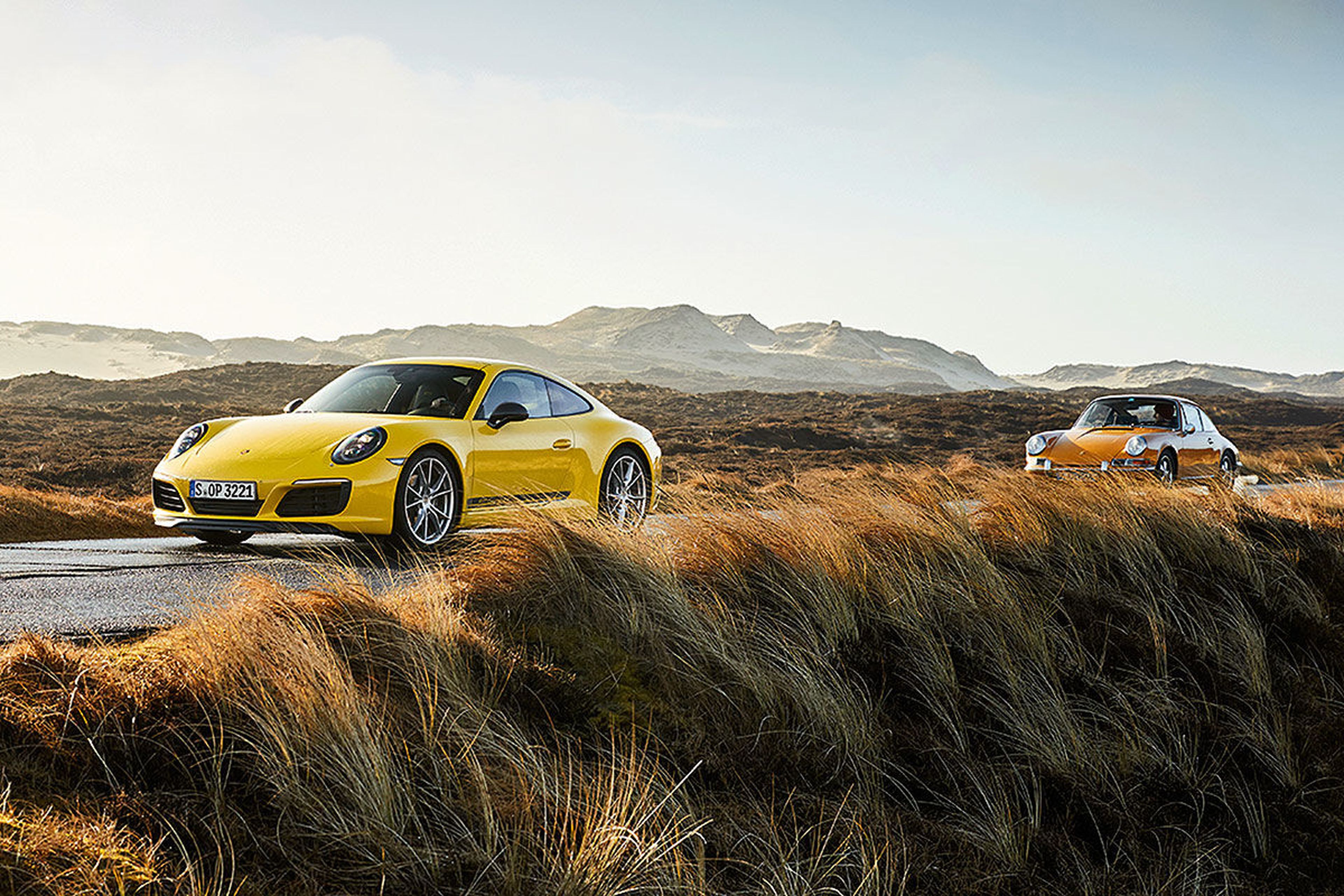 Porsche 911 Carrera T vs su antepasado