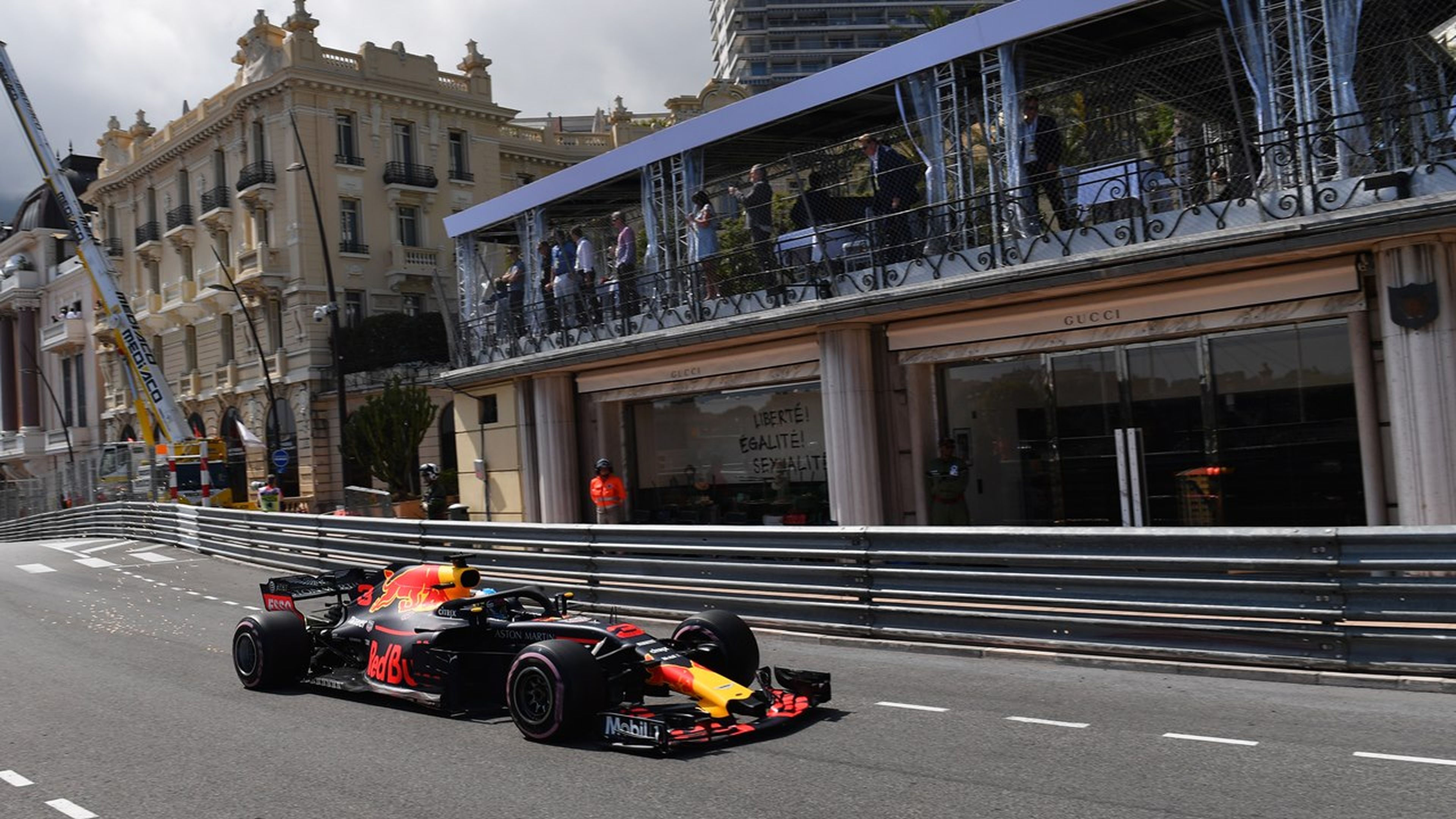 Ricciardo durante los Libres 2 de Mónaco