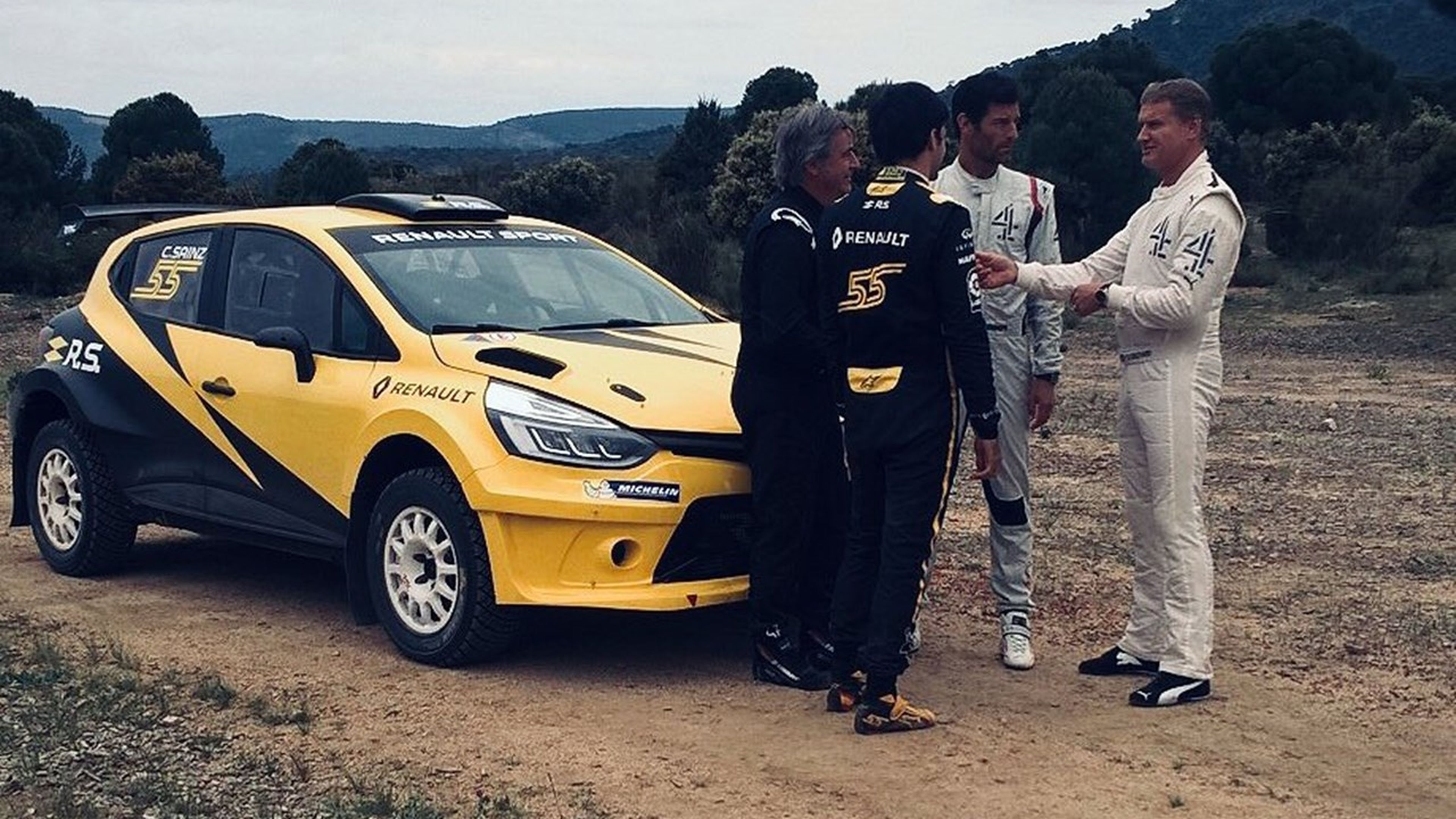 Sainz con Renault de Rallys