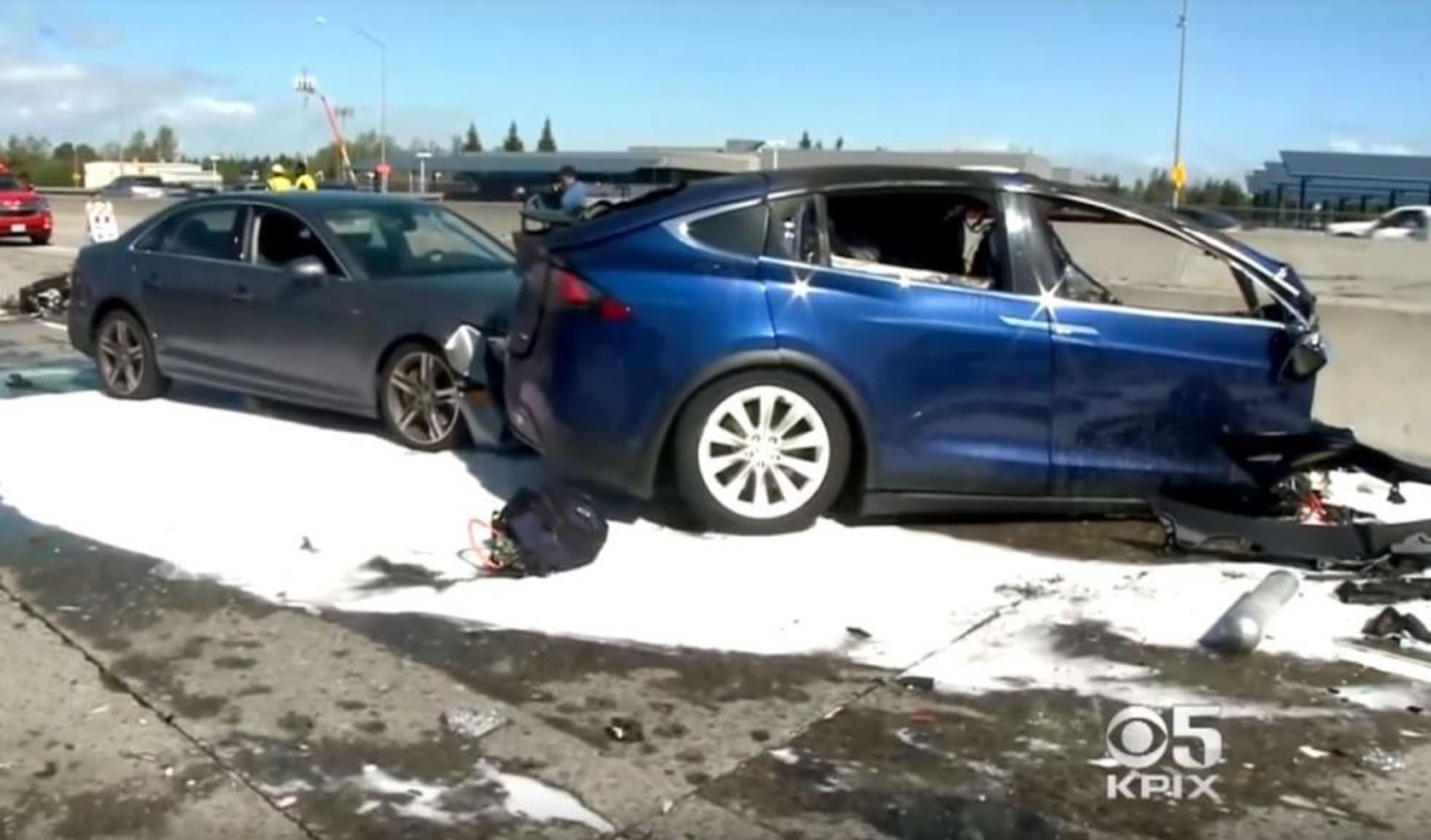 Accidente Tesla Model X