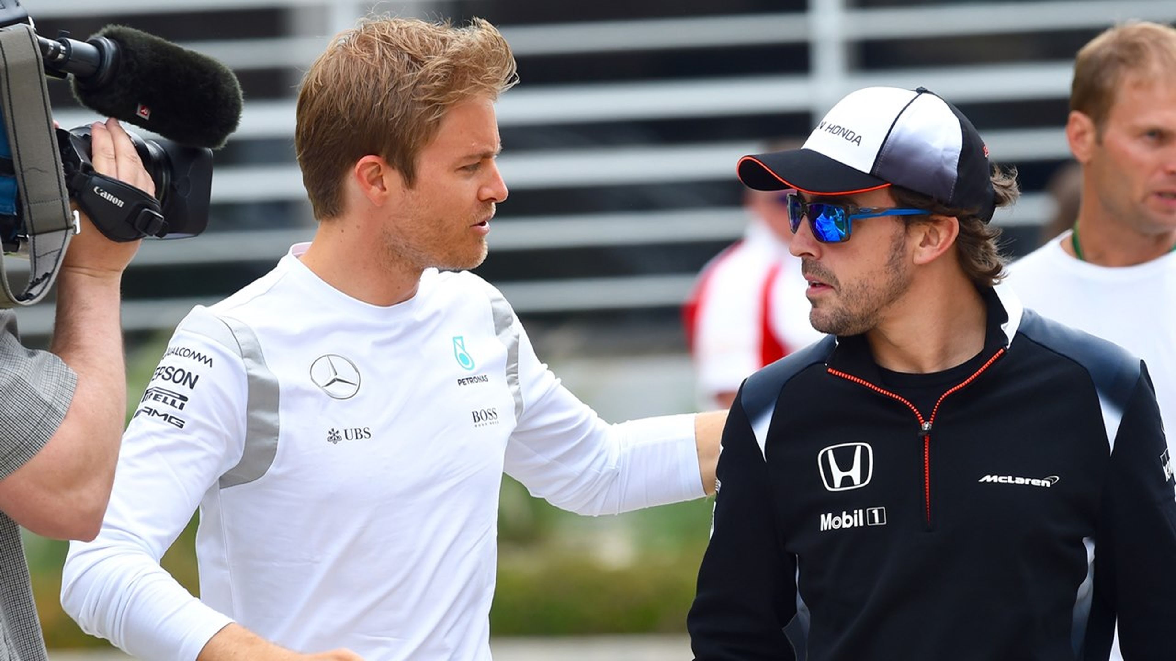 Alonso y Rosberg