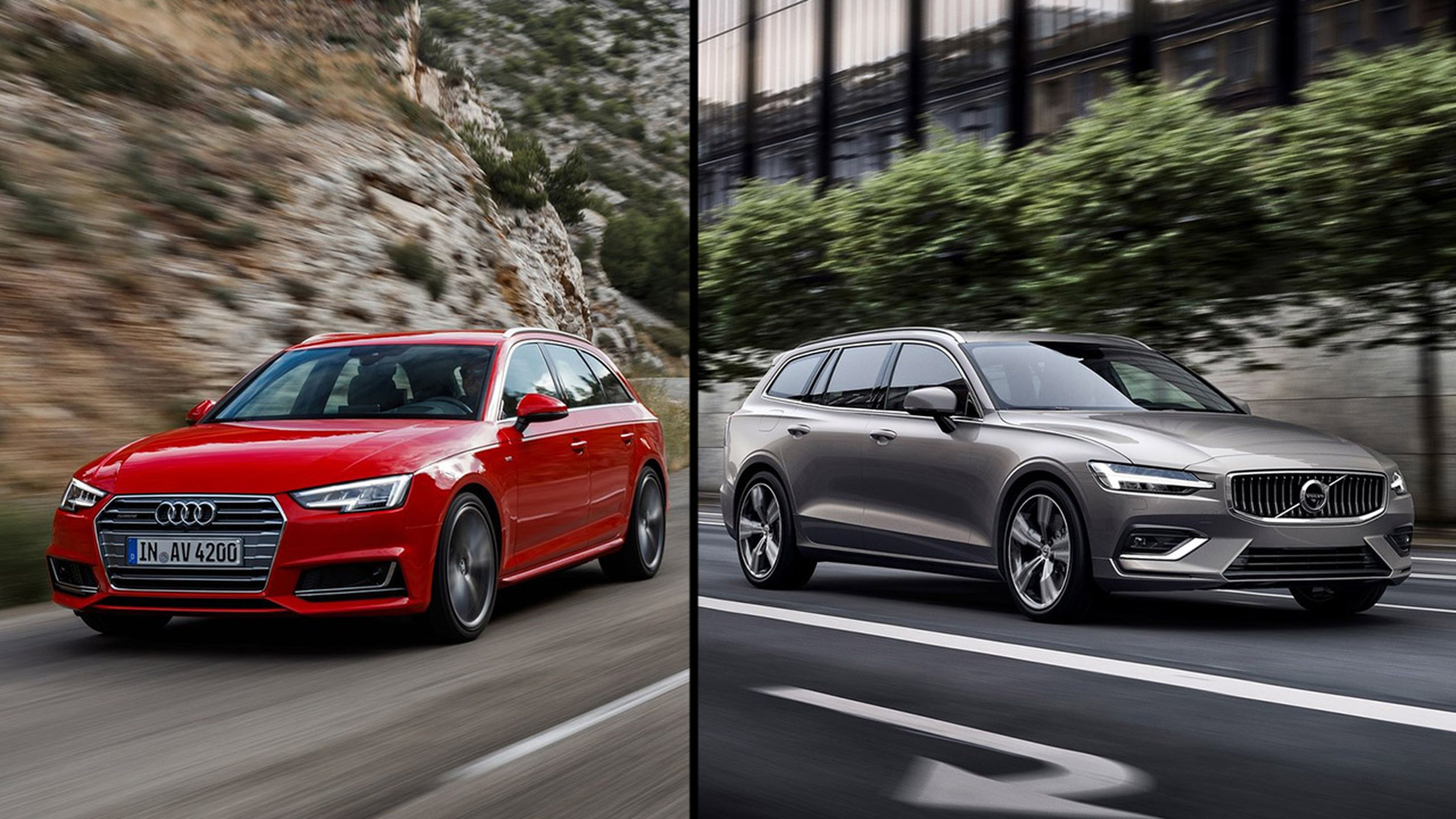 Audi A4 Avant vs Volvo V60 2018