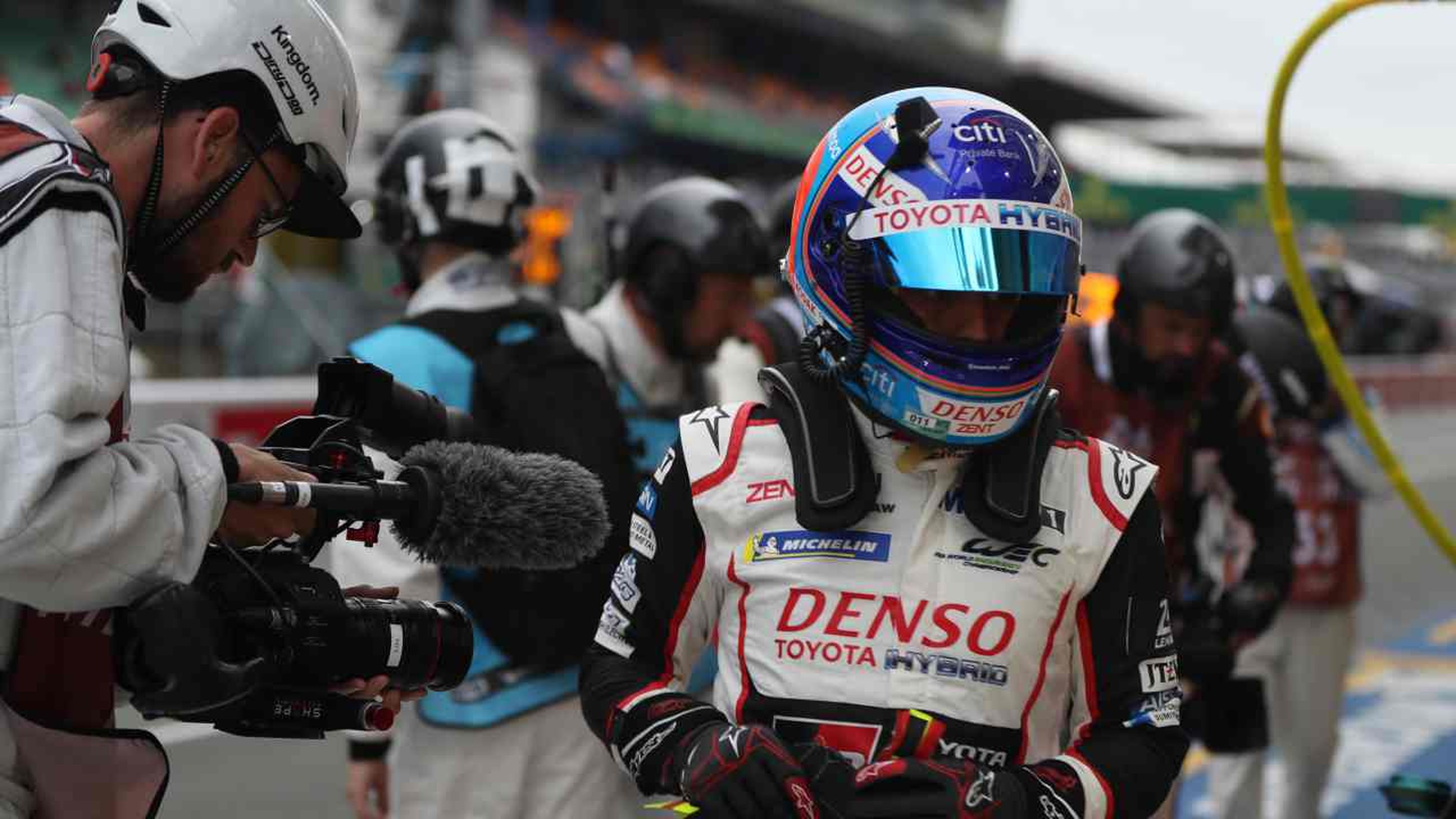 Fernando Alonso en las 24 Horas de Le Mans