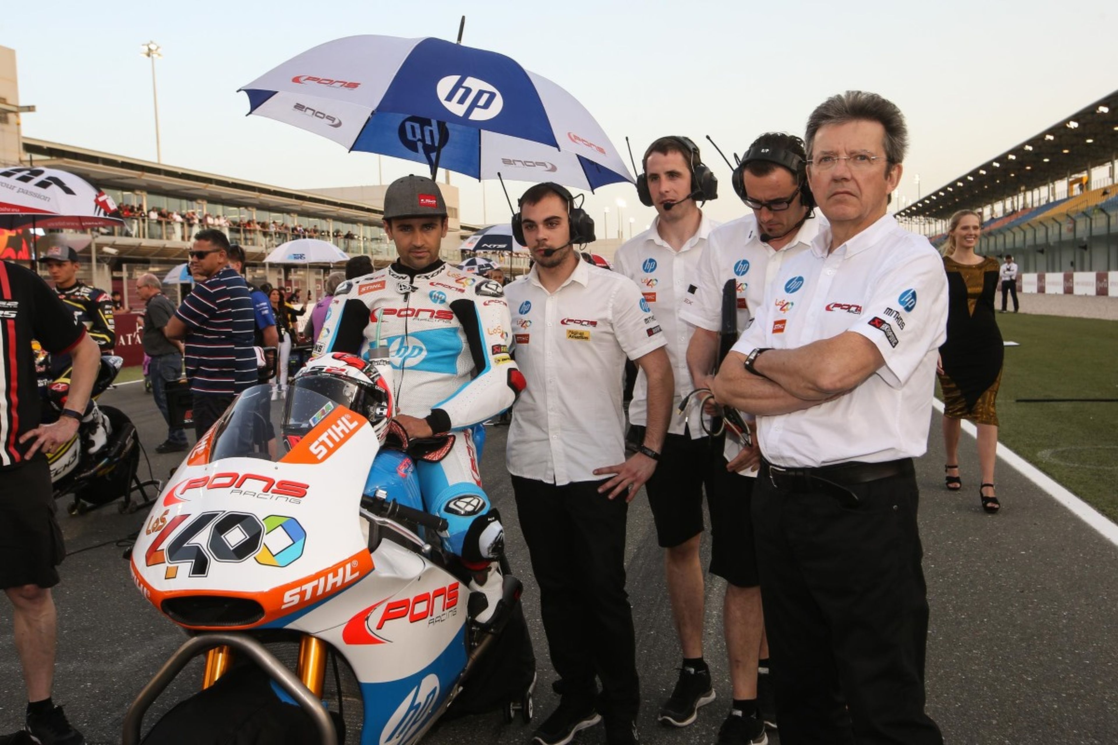 Héctor Barberá, despedido de su equipo de Moto2