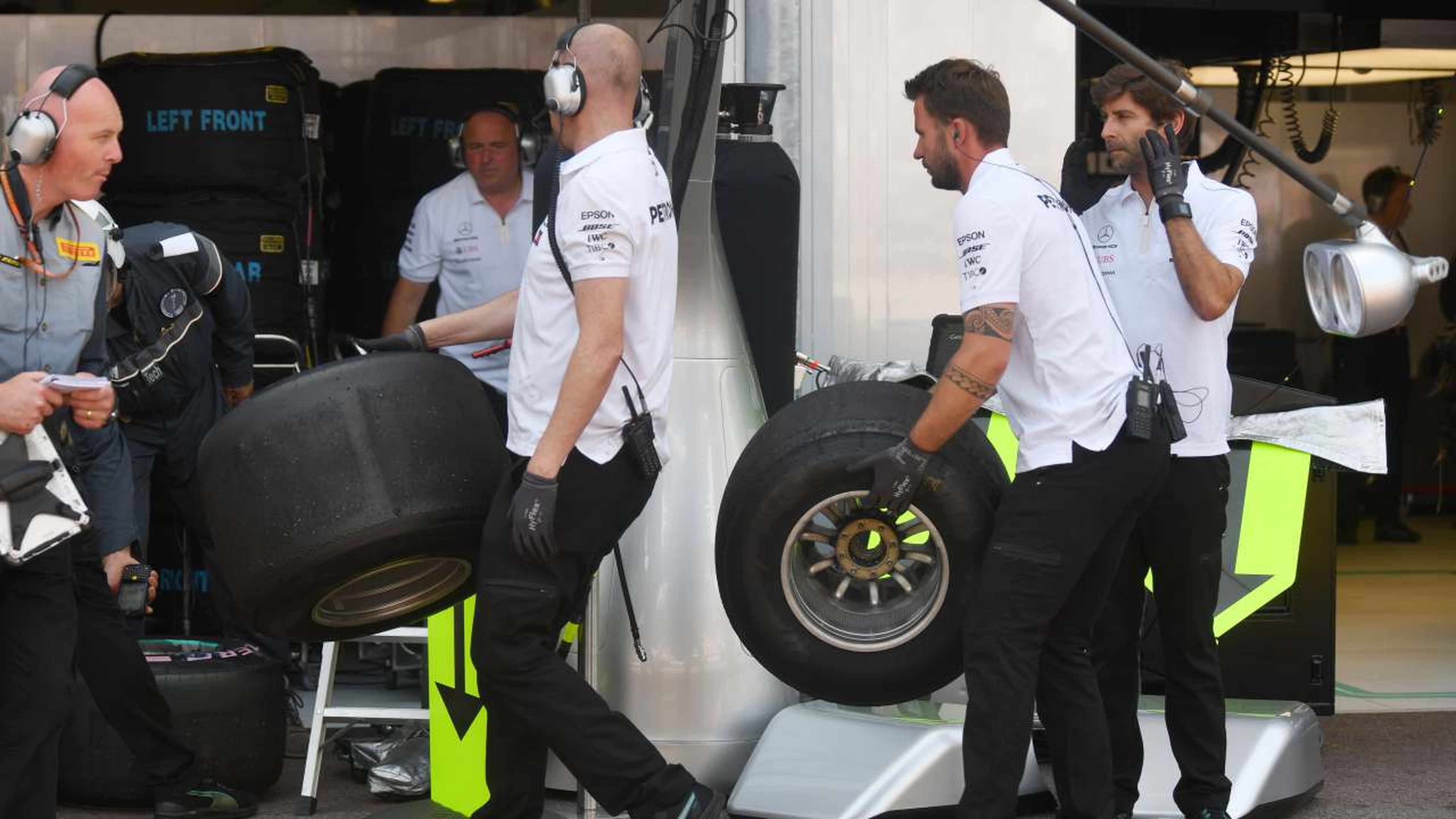 Mercedes neumático F1