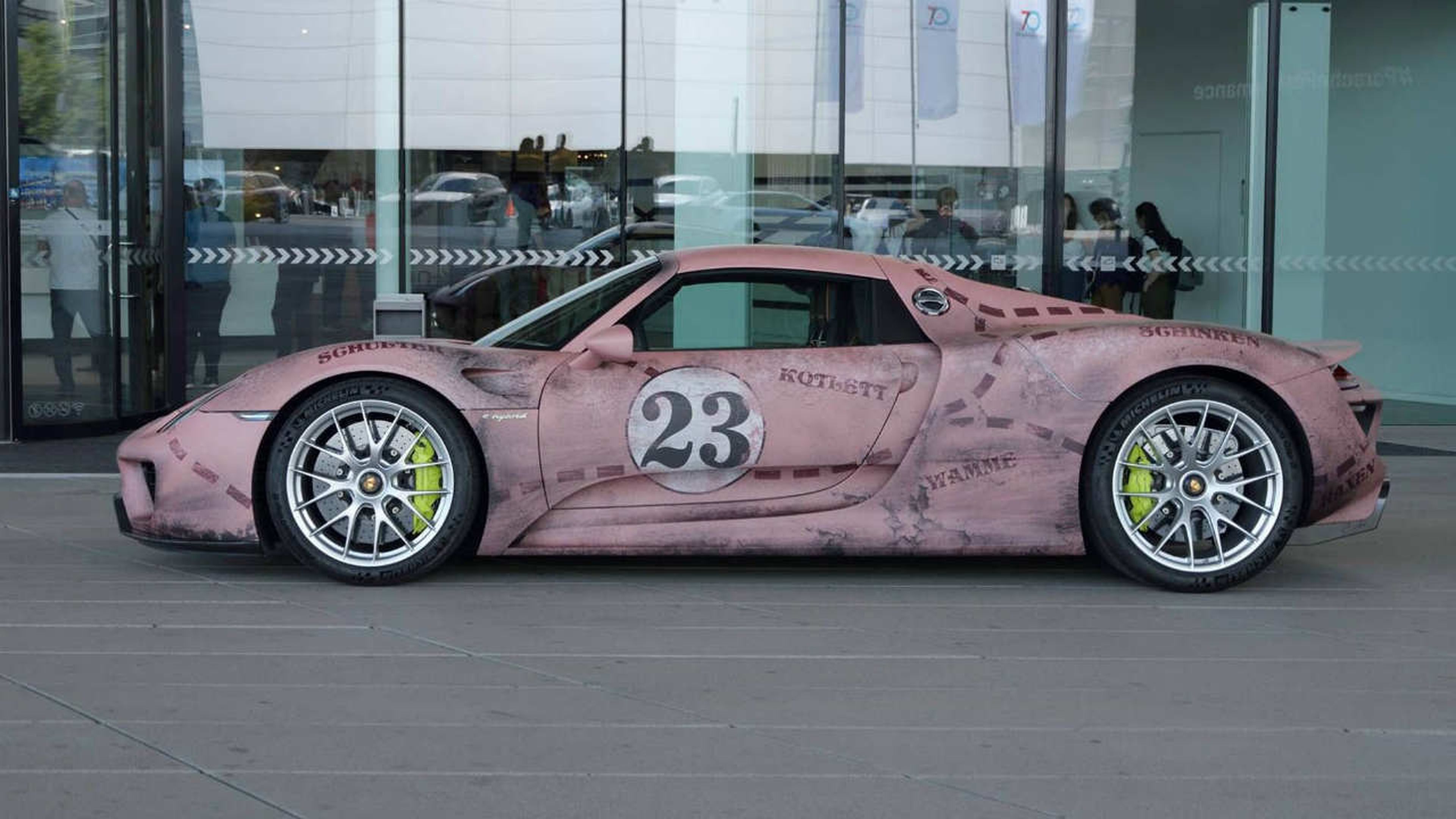 Porsche 918 Spyder ‘cerdo rosa’