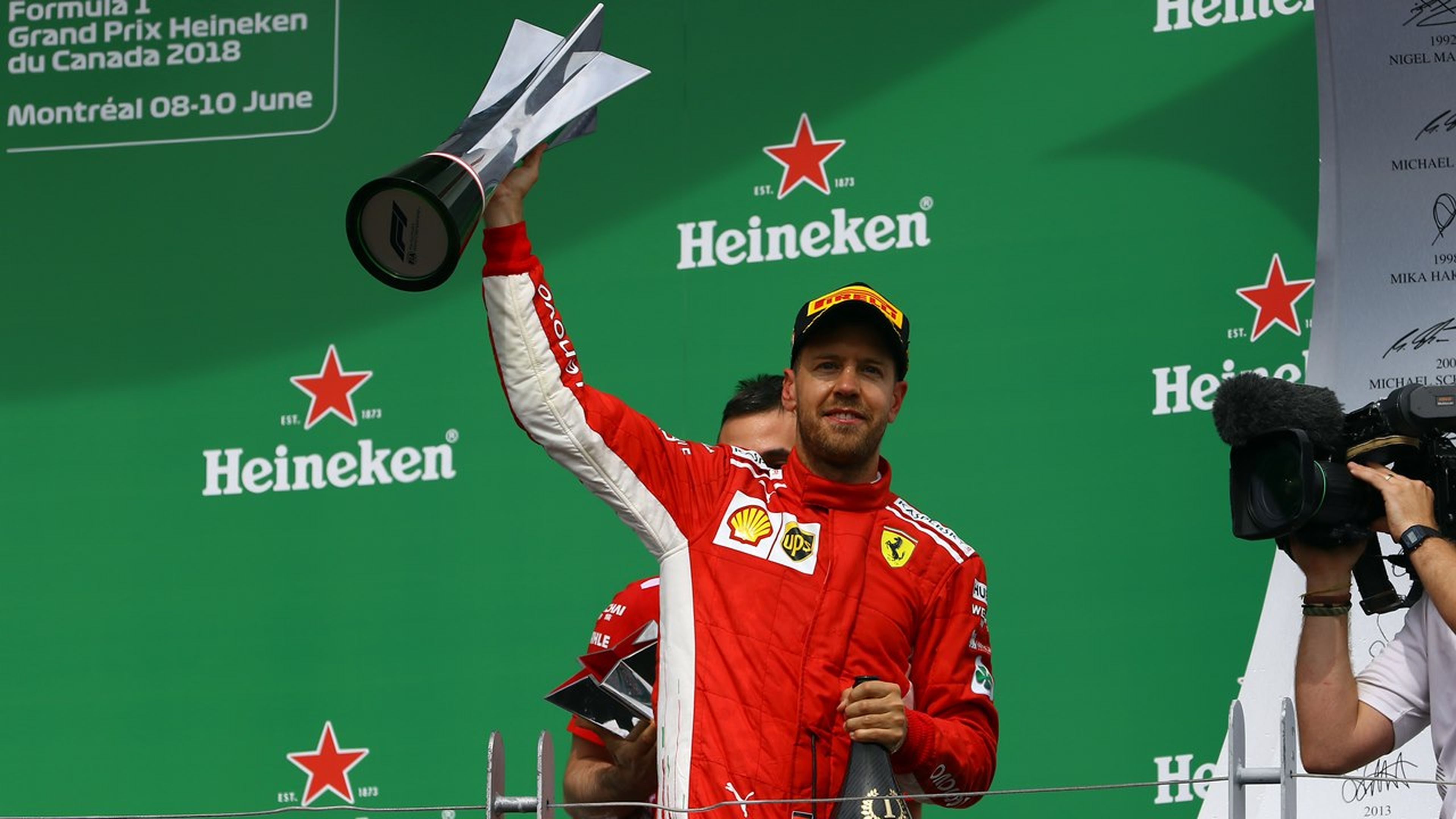 Sebastian Vettel gana en Canadá