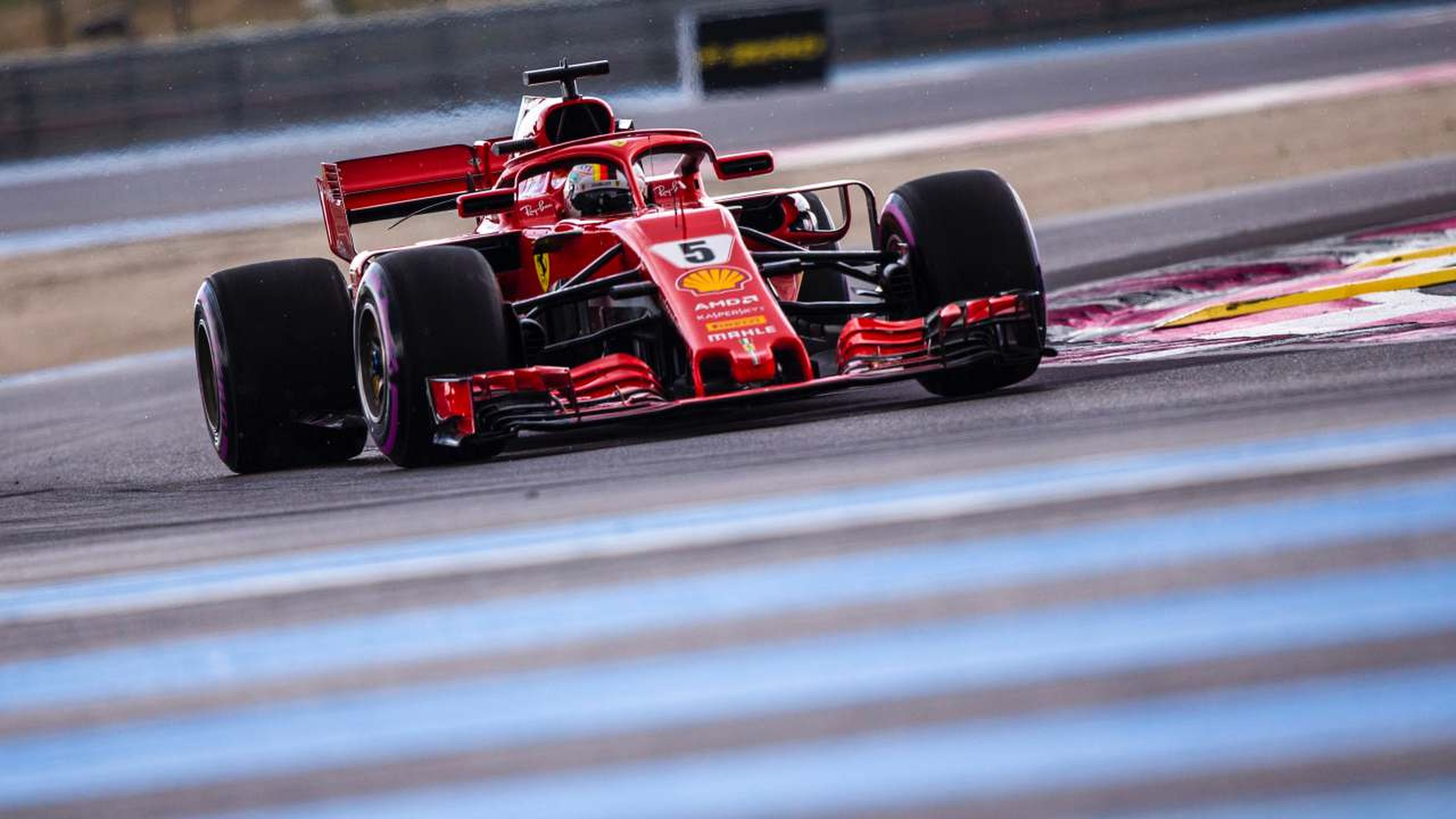 Sebastian Vettel en el GP de Francia