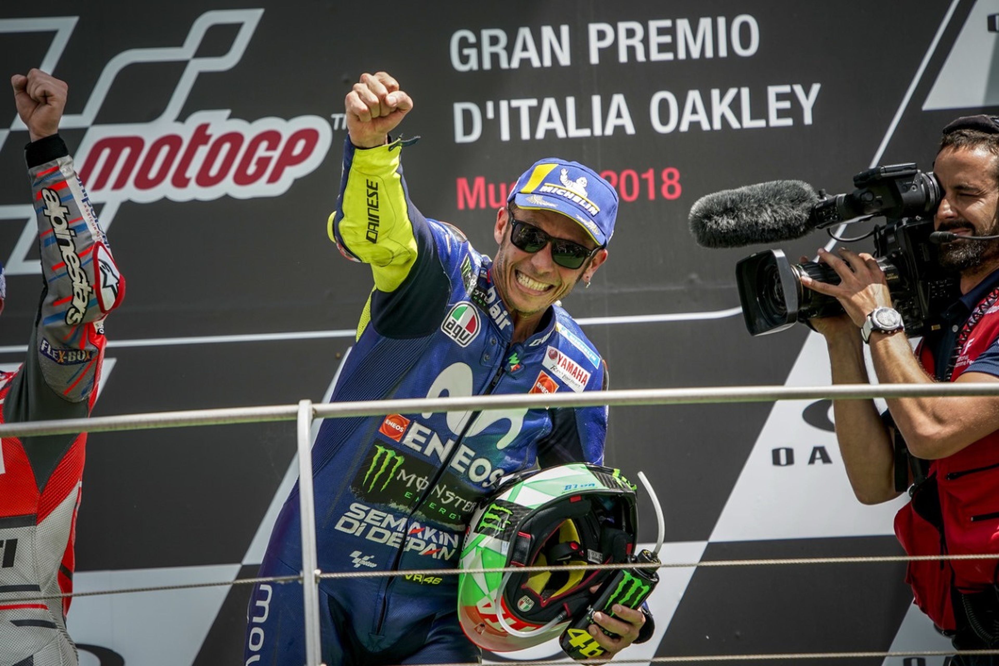 Valentino Rossi se coloca segundo en el Mundial de MotoGP