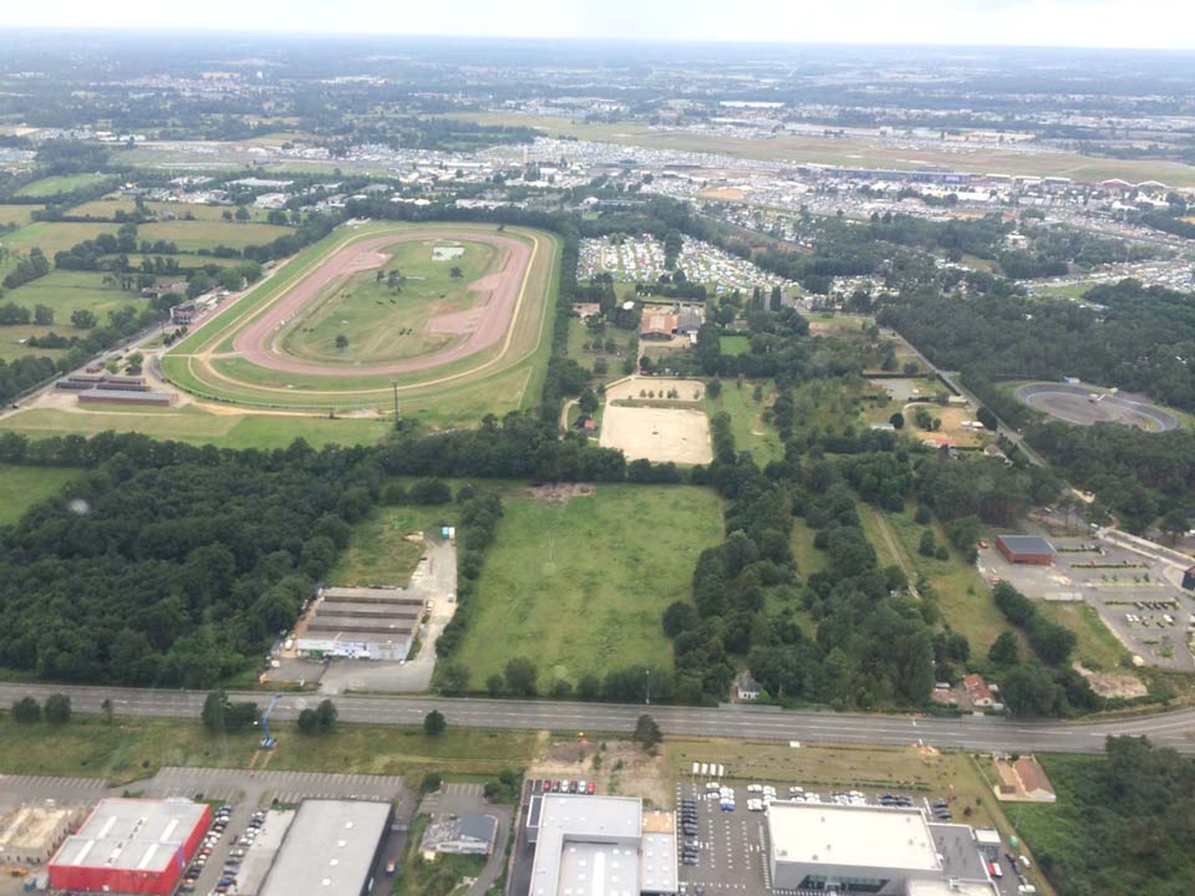 Vuelta en helicóptero al circuito de Le Mans