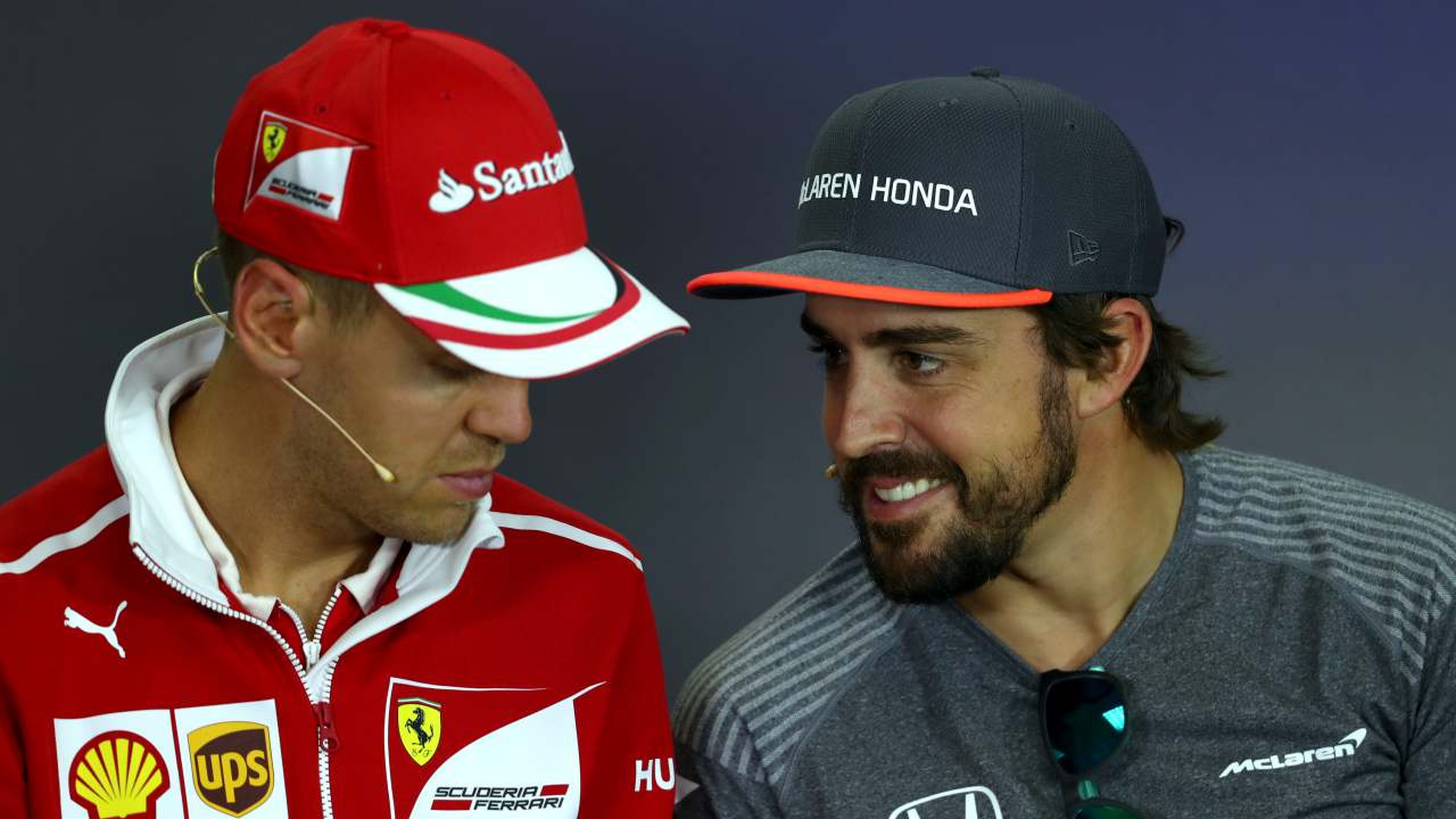 Alonso y Vettel