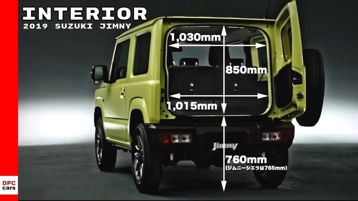 El interior del Suzuki Jimny 2019 con todo lujo de detalles