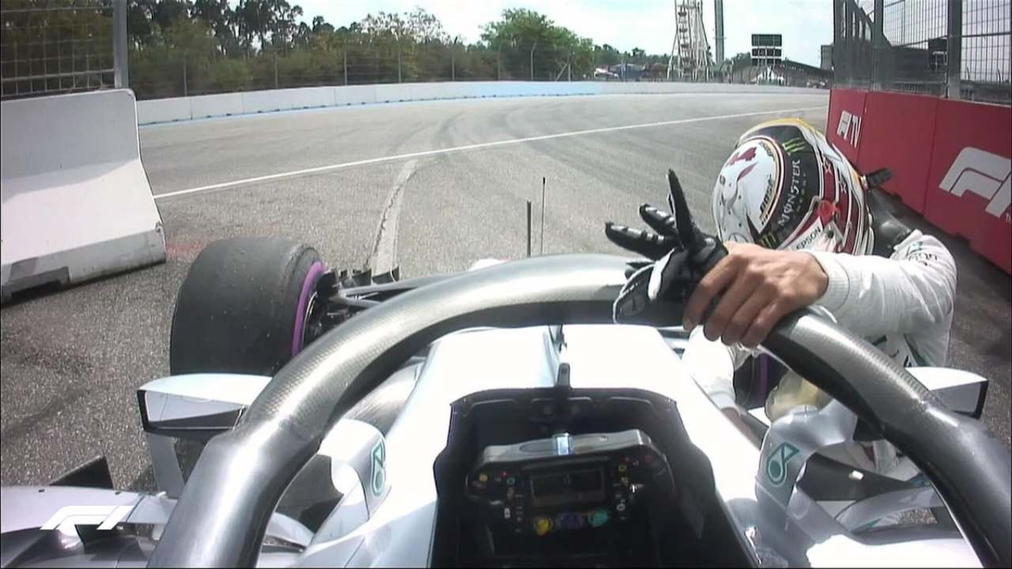 Lewis Hamilton en el GP de Alemania