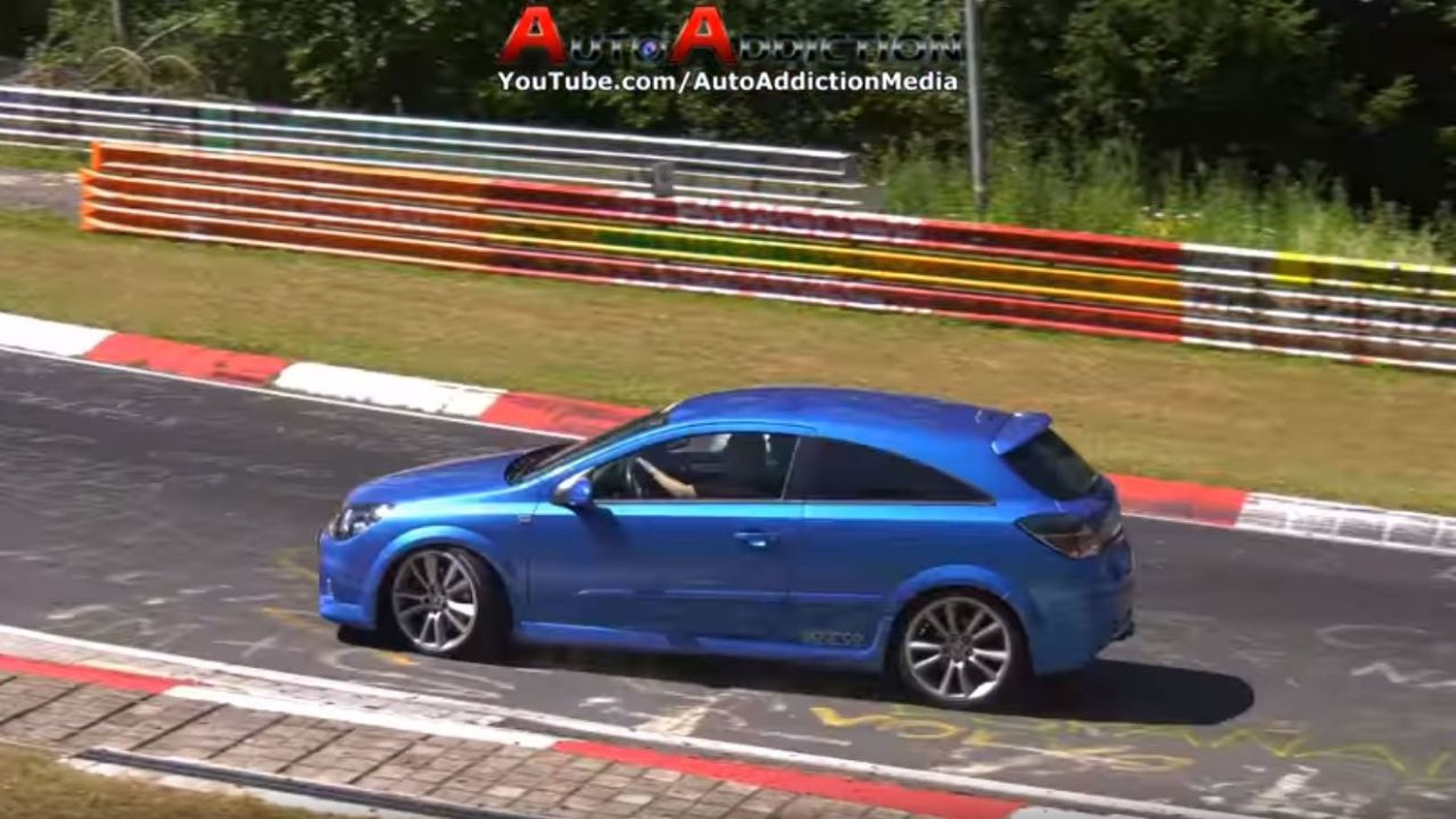 Opel Astra OPC accidente Nürburgring