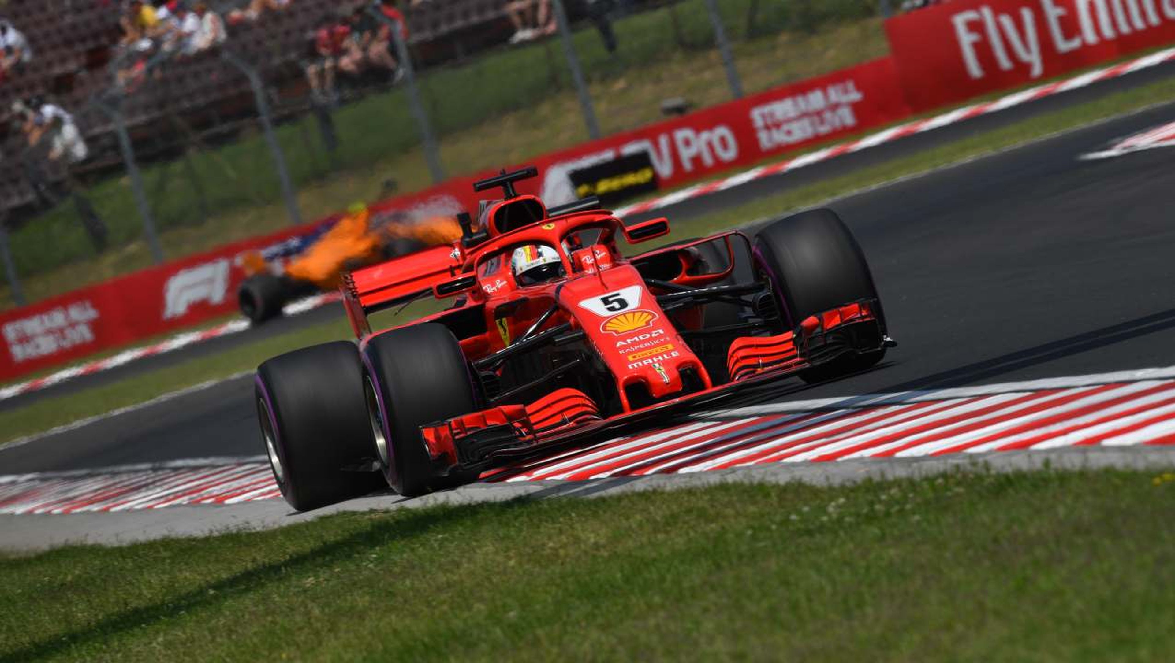 Sebastian Vettel en el GP Hungría