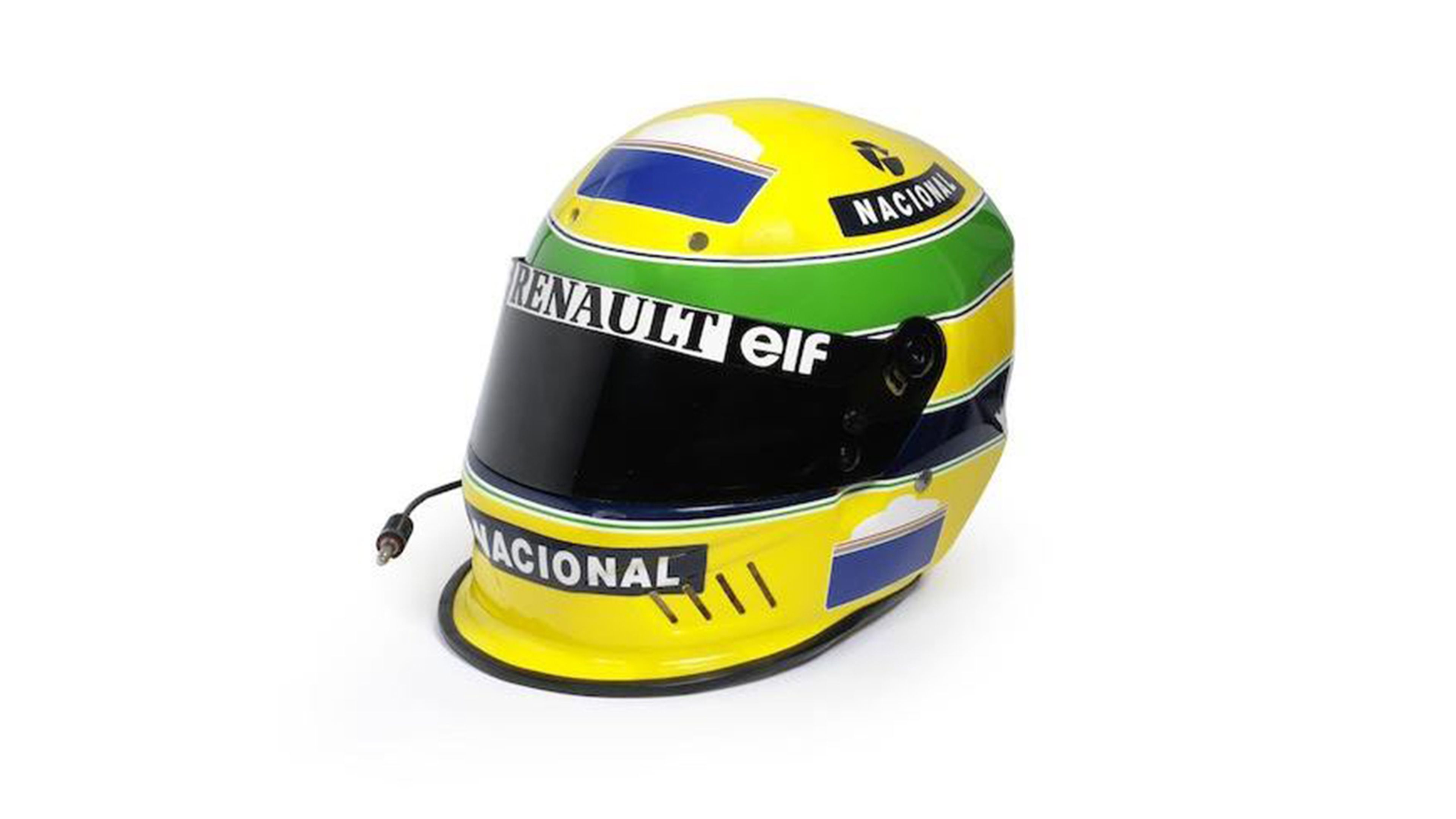 Subasta casco Ayrton Senna