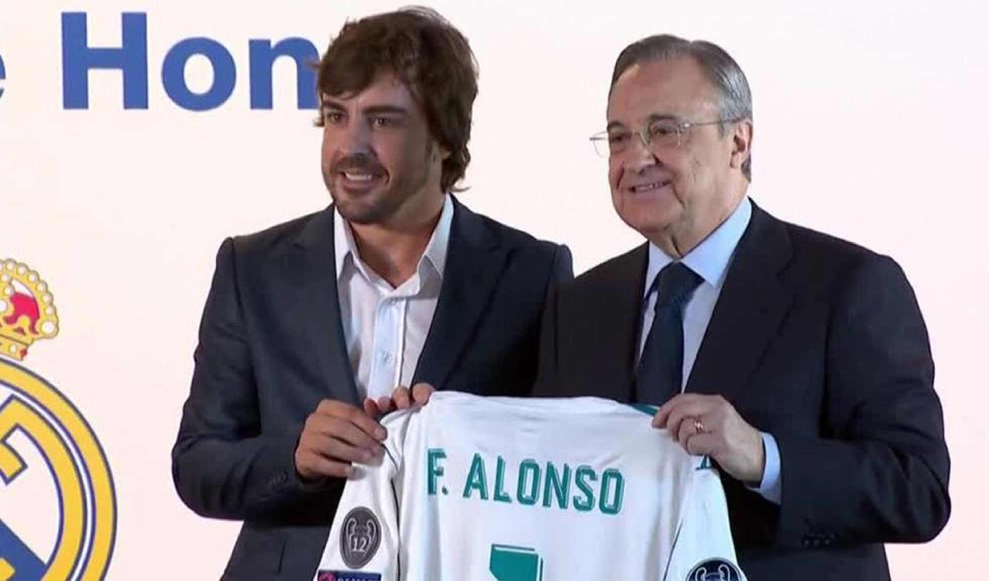 Fernando Alonso y Florentino Pérez