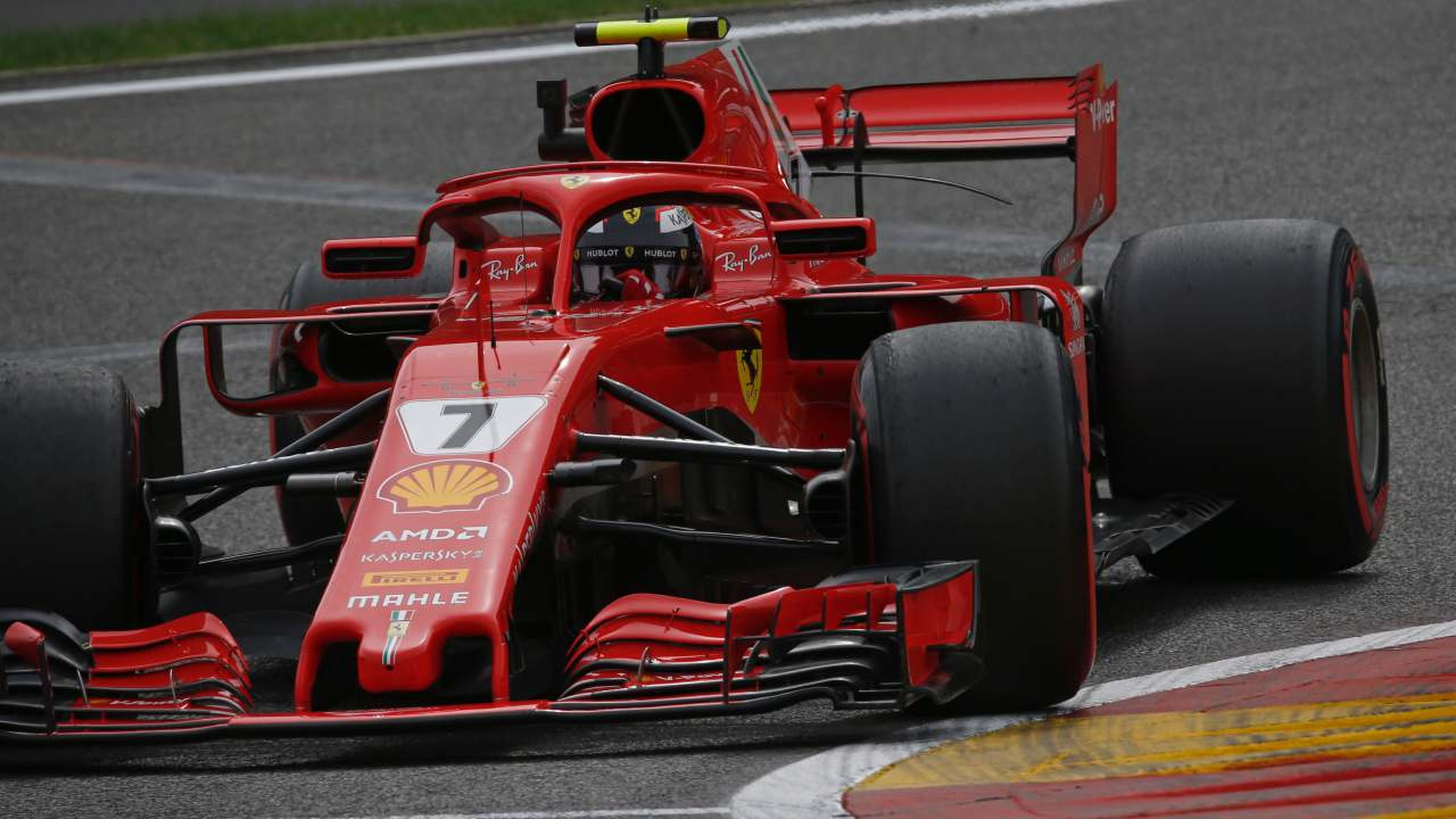 Kimi Räikkönen en el GP de Bélgica