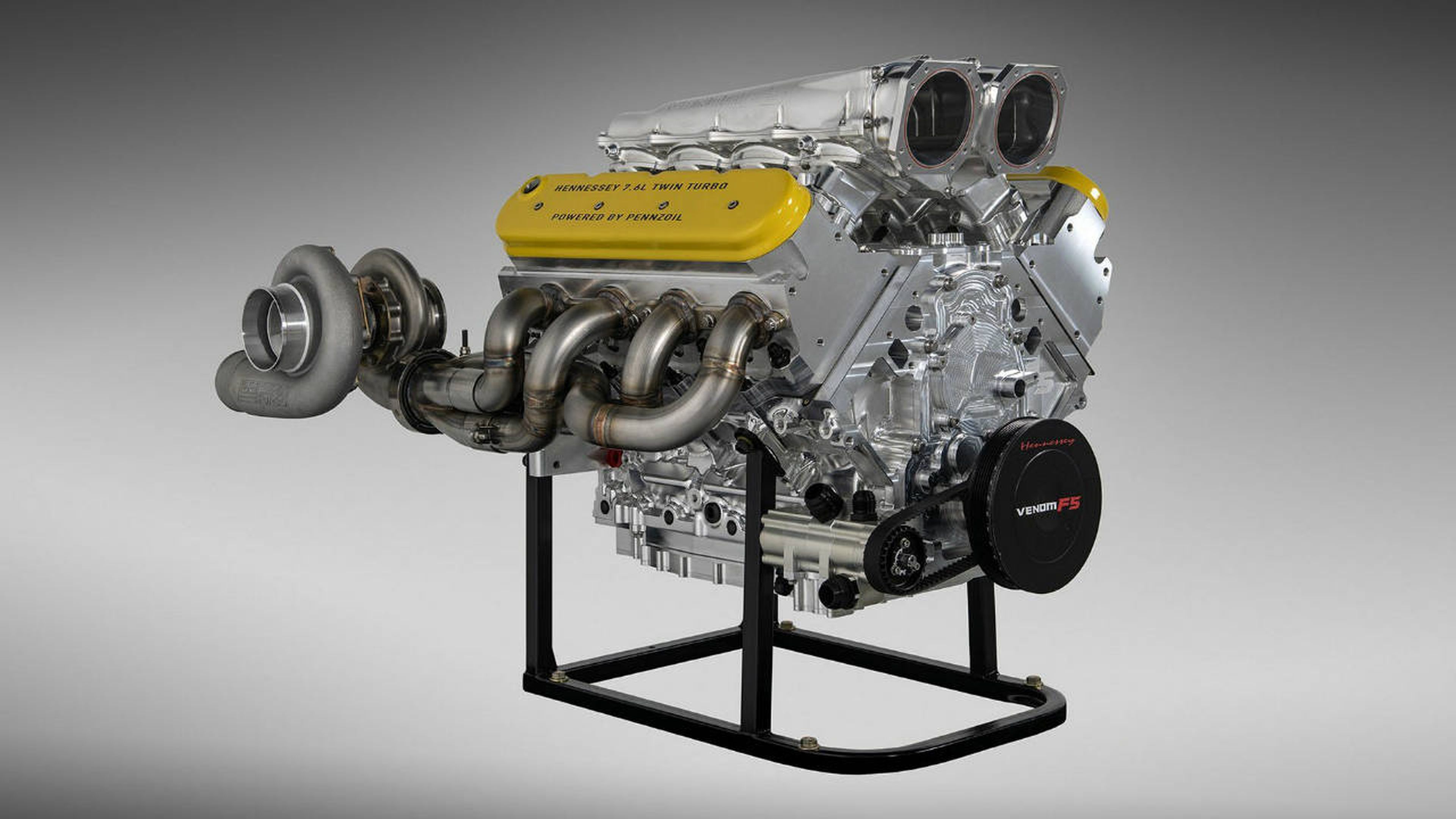 El motor del Hennessey Venom F5