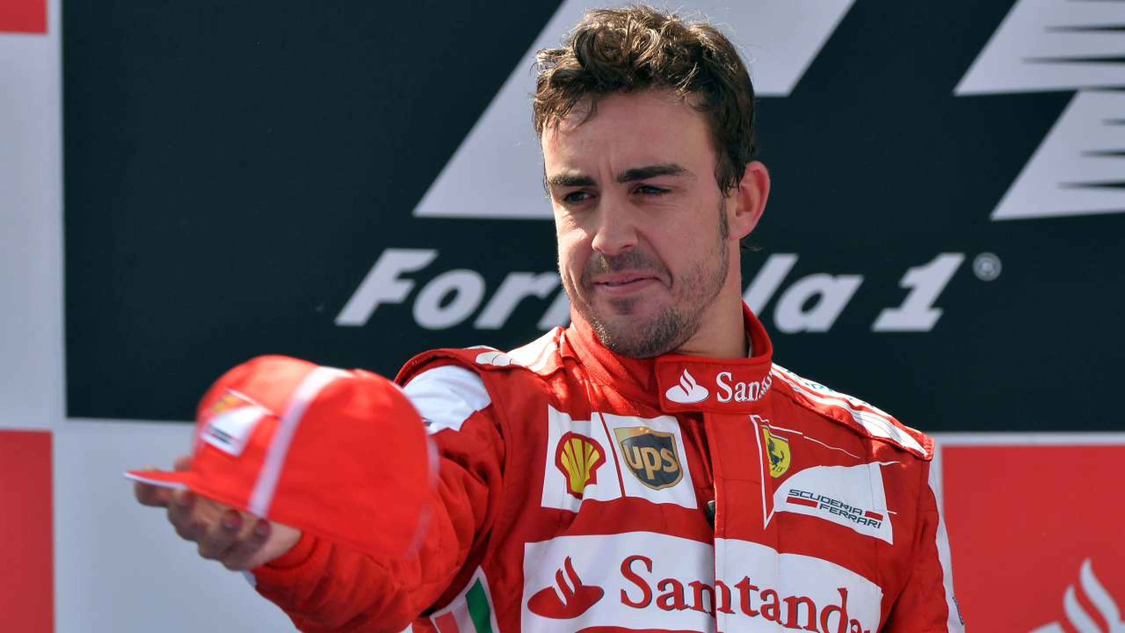 Victoria de Alonso en el GP de España de 2013