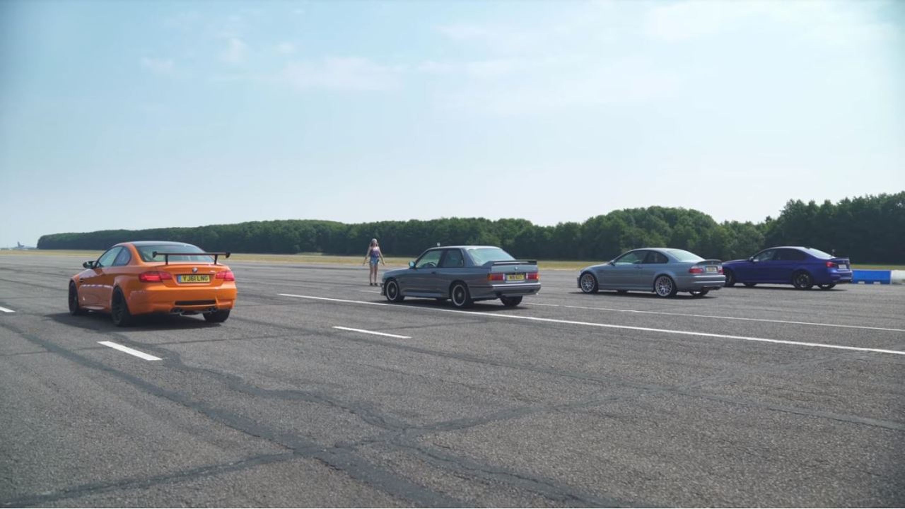 BMW M3 drag race