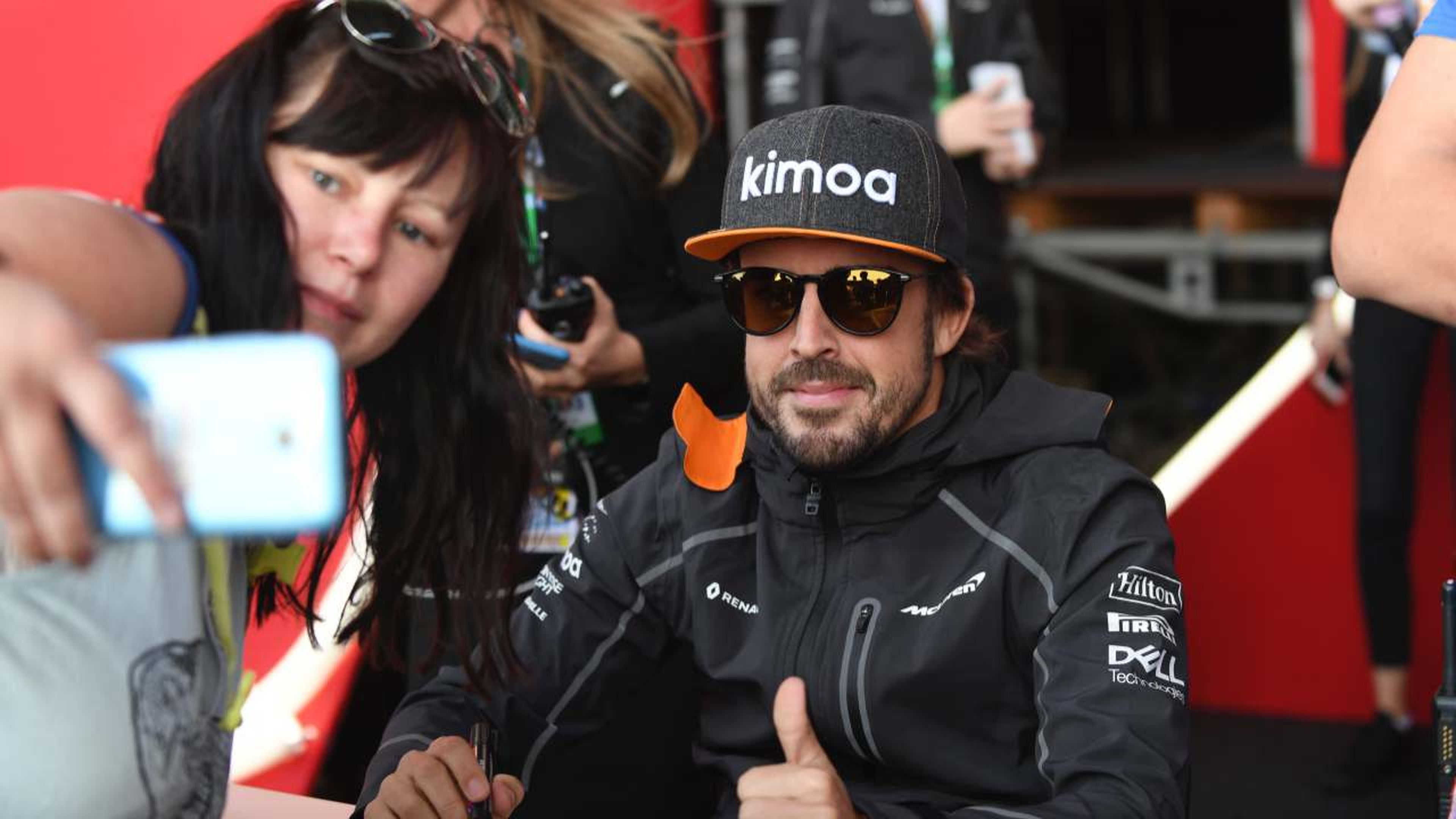 Fernando Alonso en el GP Rusia 2018