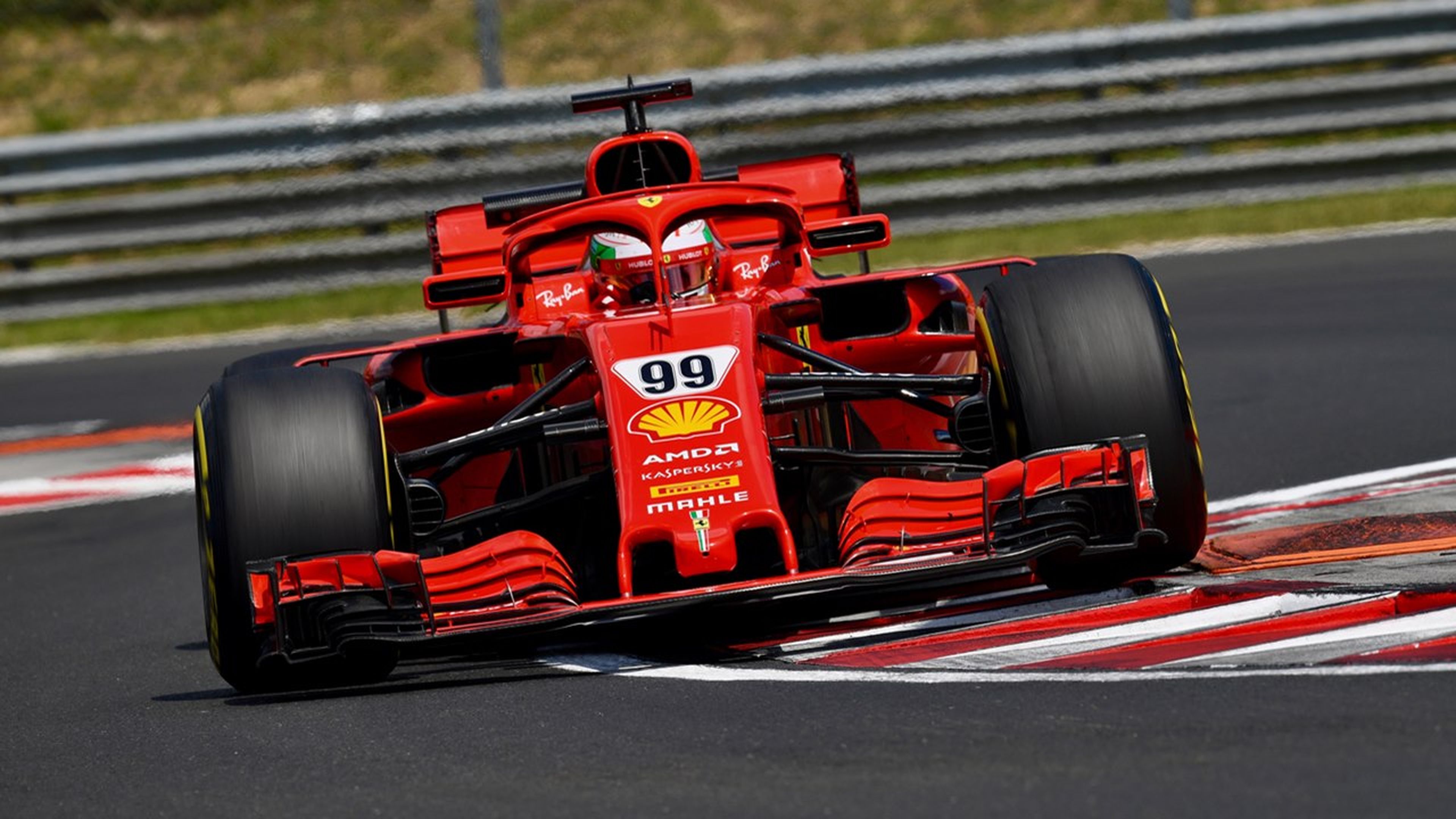El italiano rodó en los test postcarrera de Hungría con Ferrari