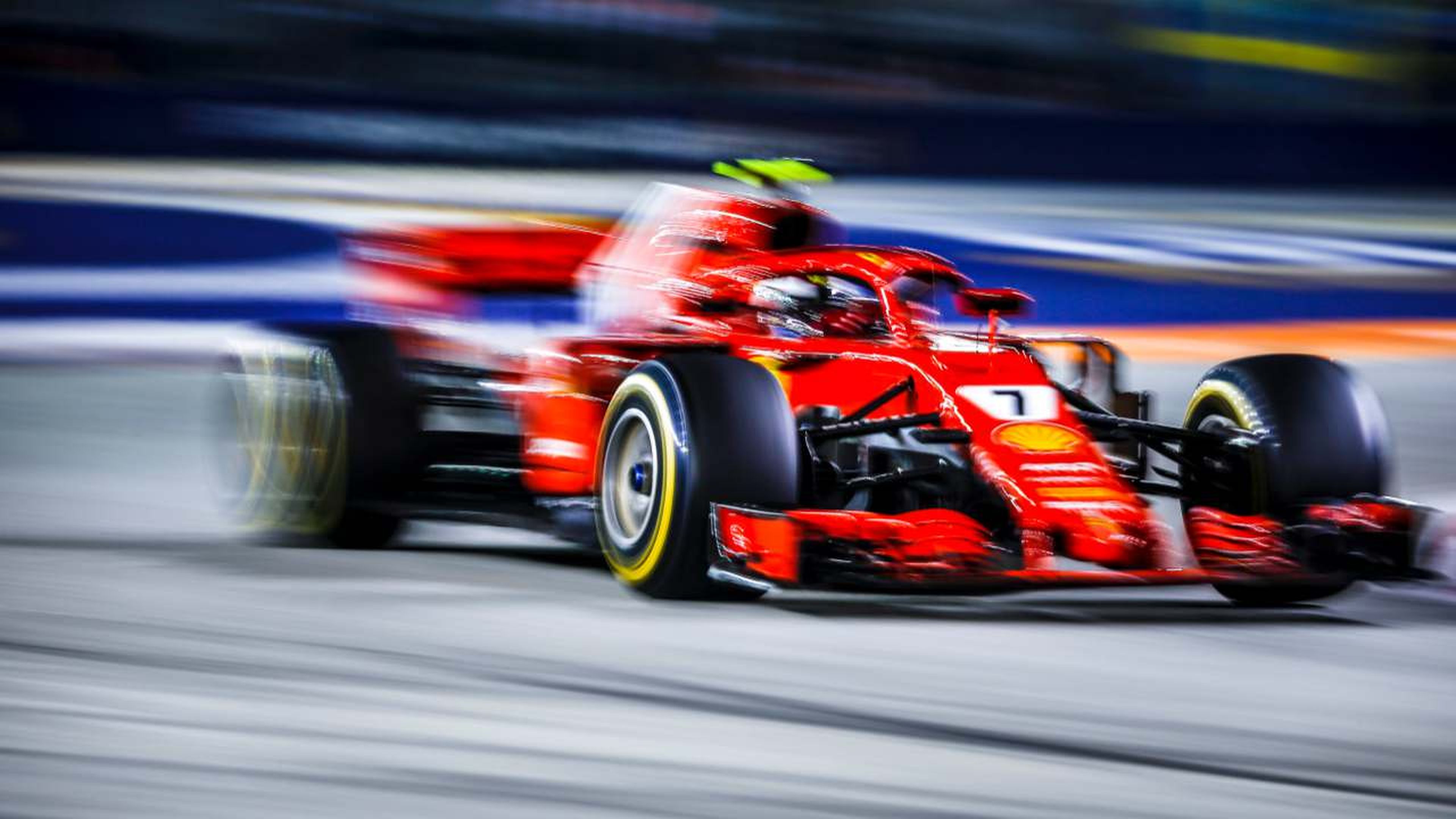 Kimi Räikkönen en el GP Singapur 2018