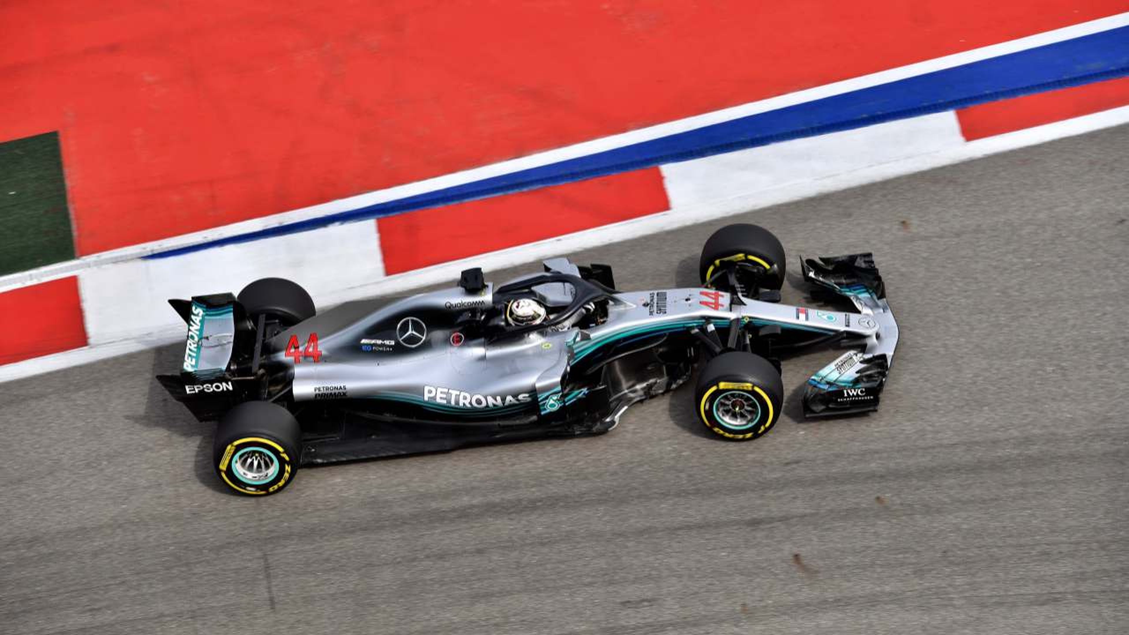 Lewis Hamilton en los entrenamientos del GP Rusia