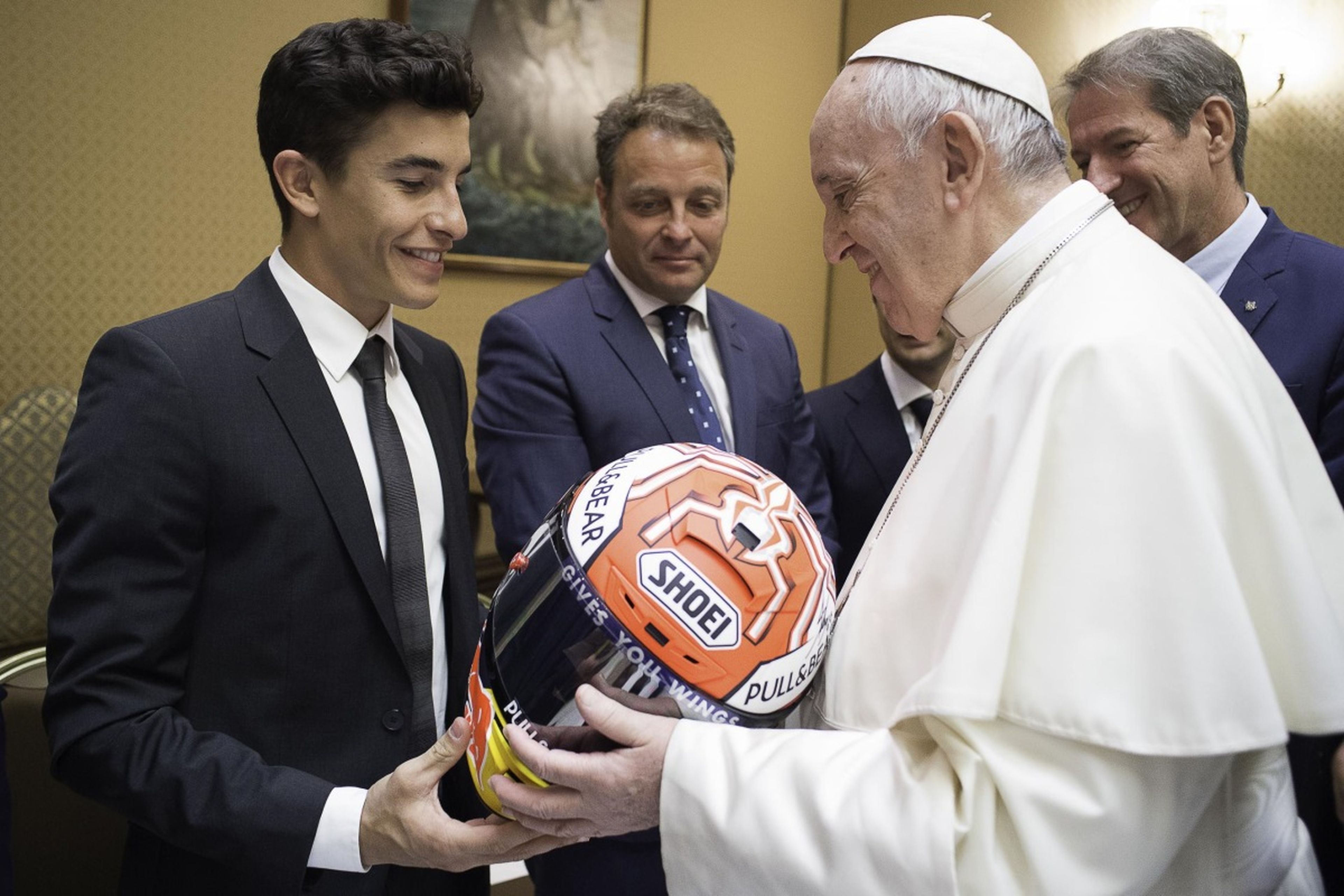 MotoGP visita al Papa Francisco