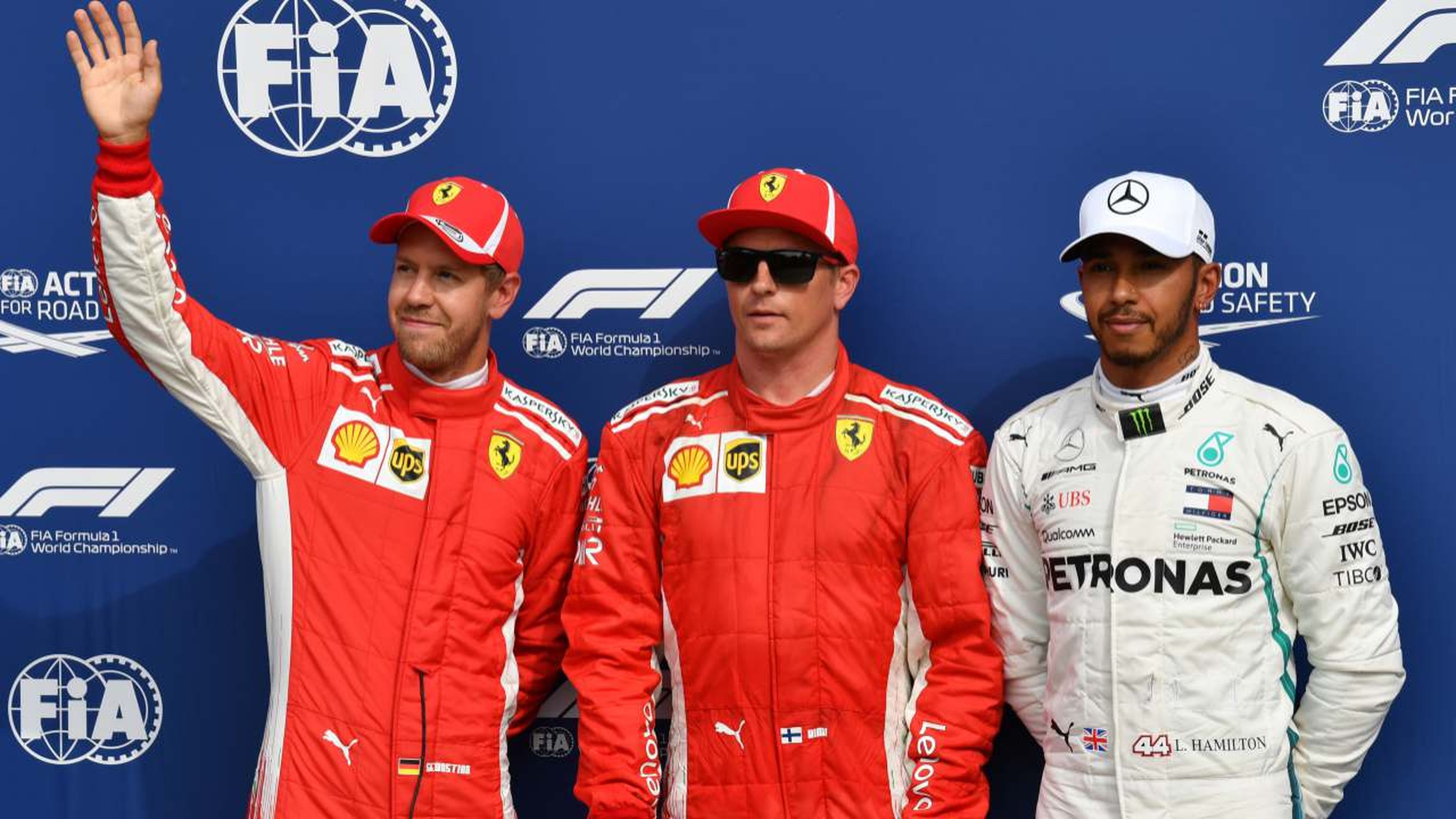 Kimi Räikkönen sorprendió logrando la 'pole' en Italia