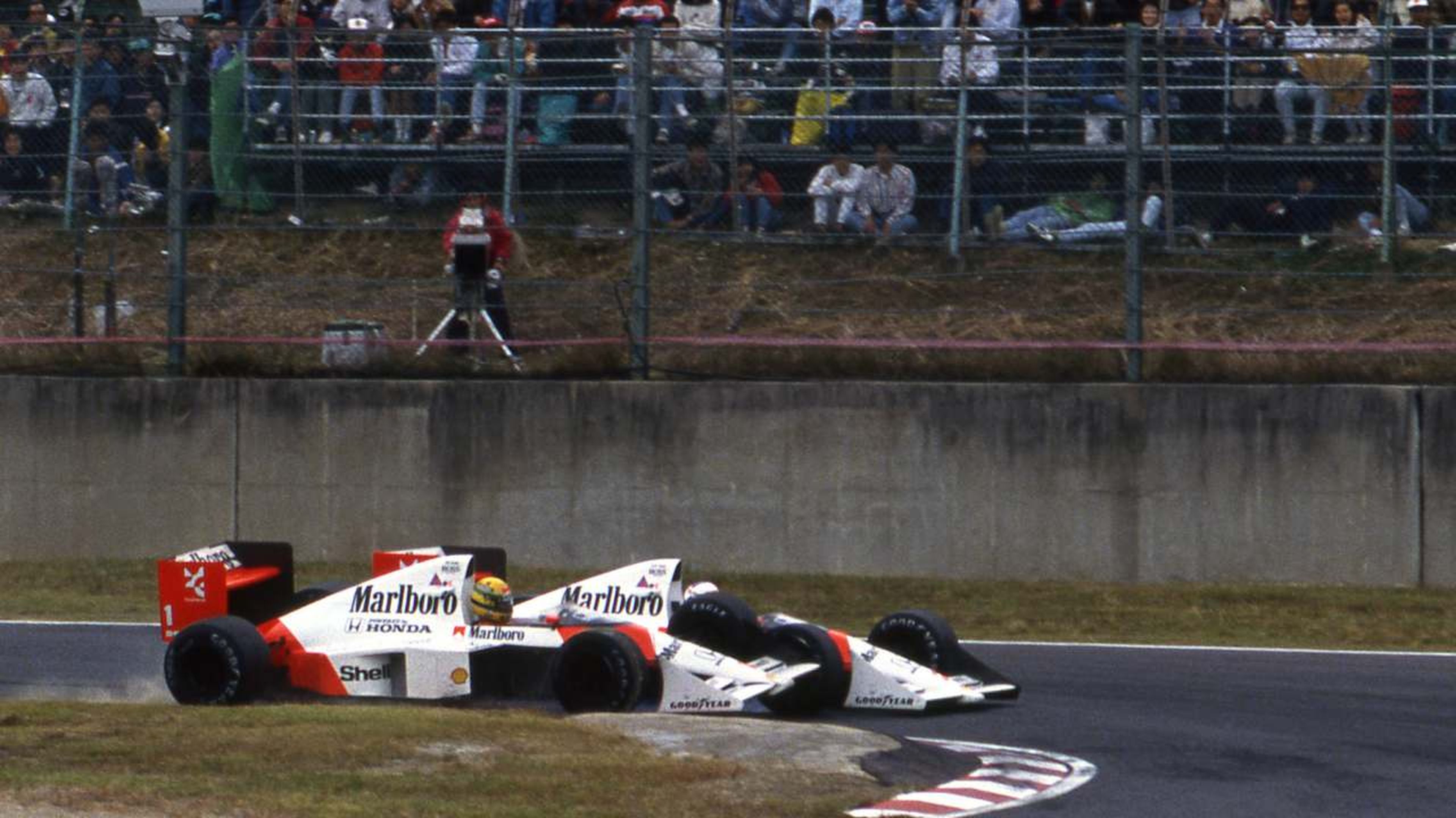 Senna y Prost 1989 Suzuka