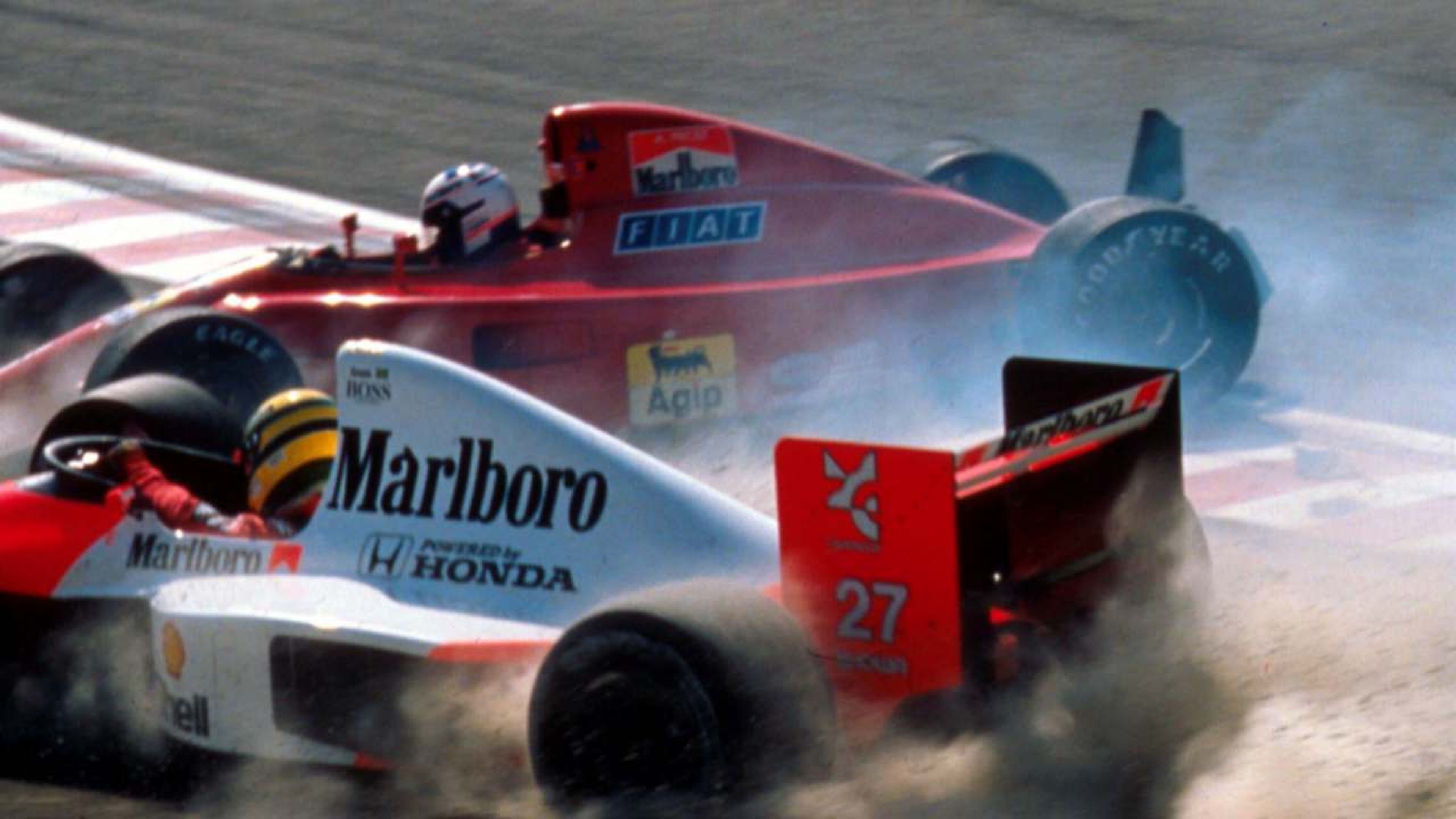 Senna y Prost 1990