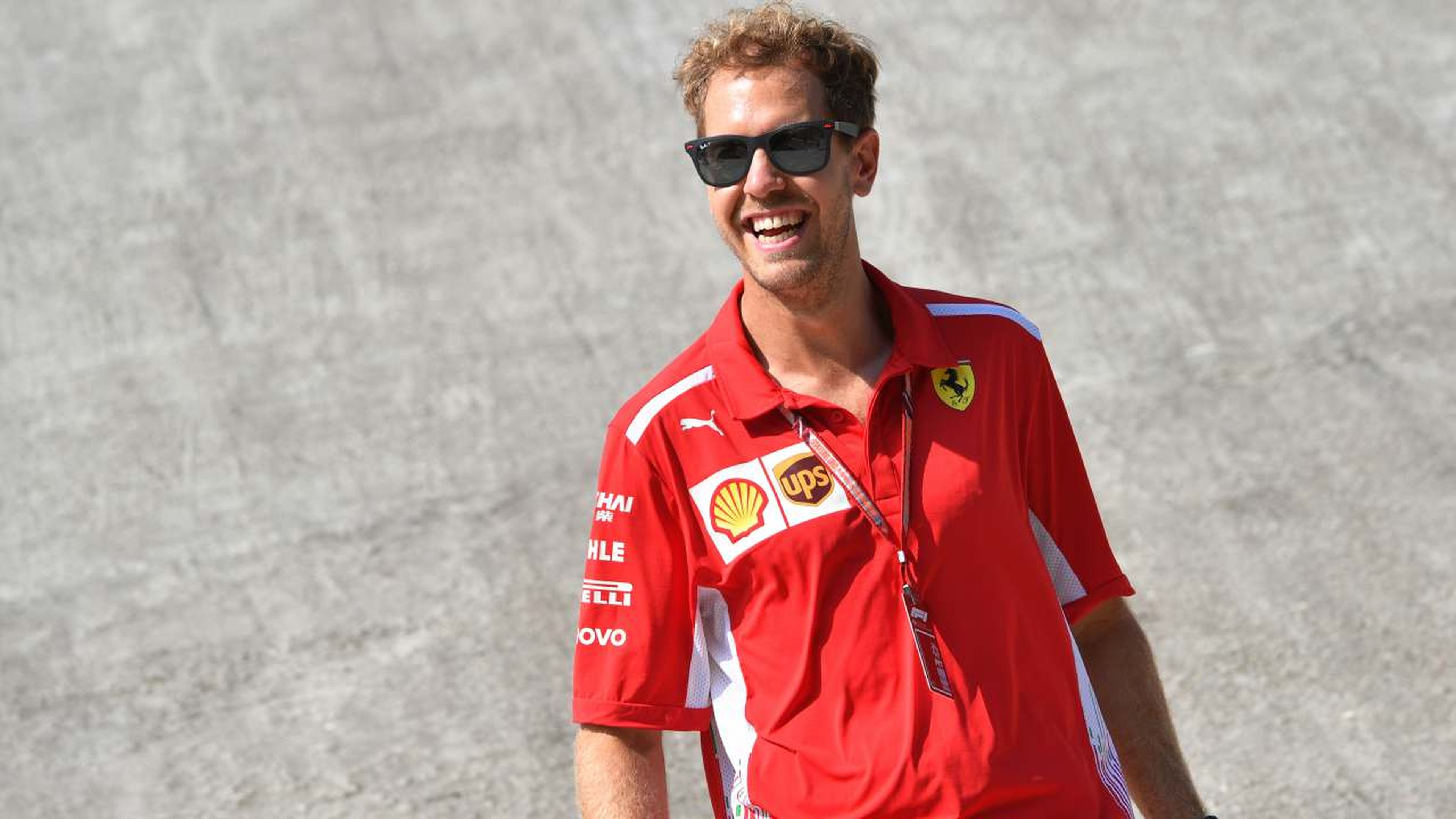 Vettel en el GP de Italia en Monza
