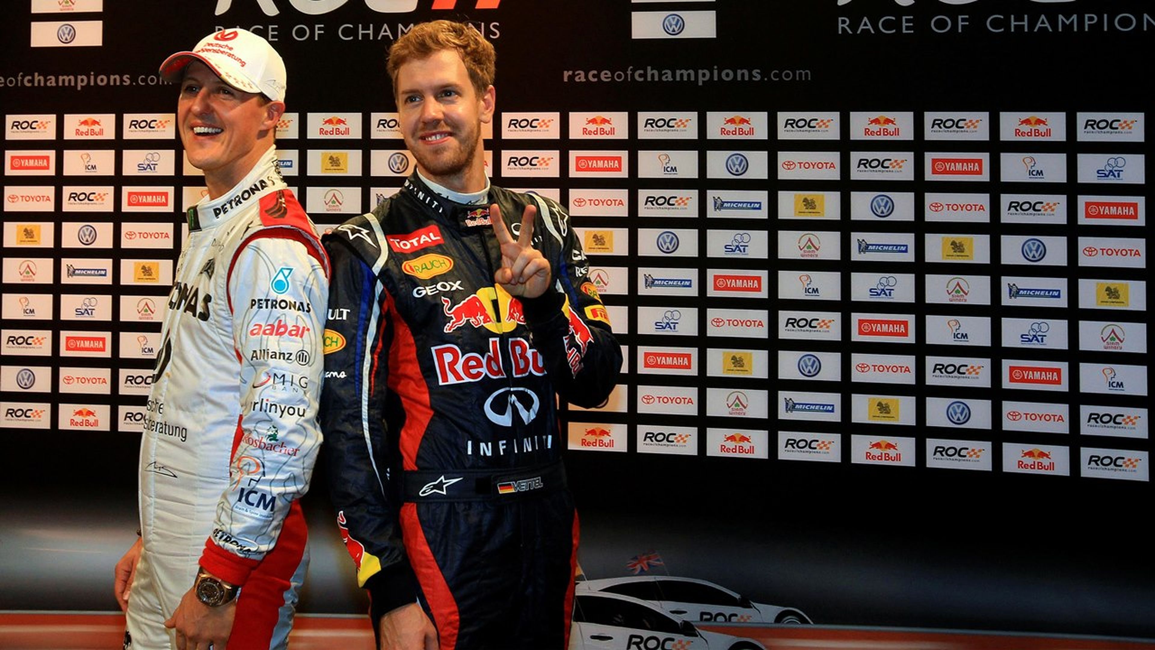 Vettel y Schumacher en el ROC