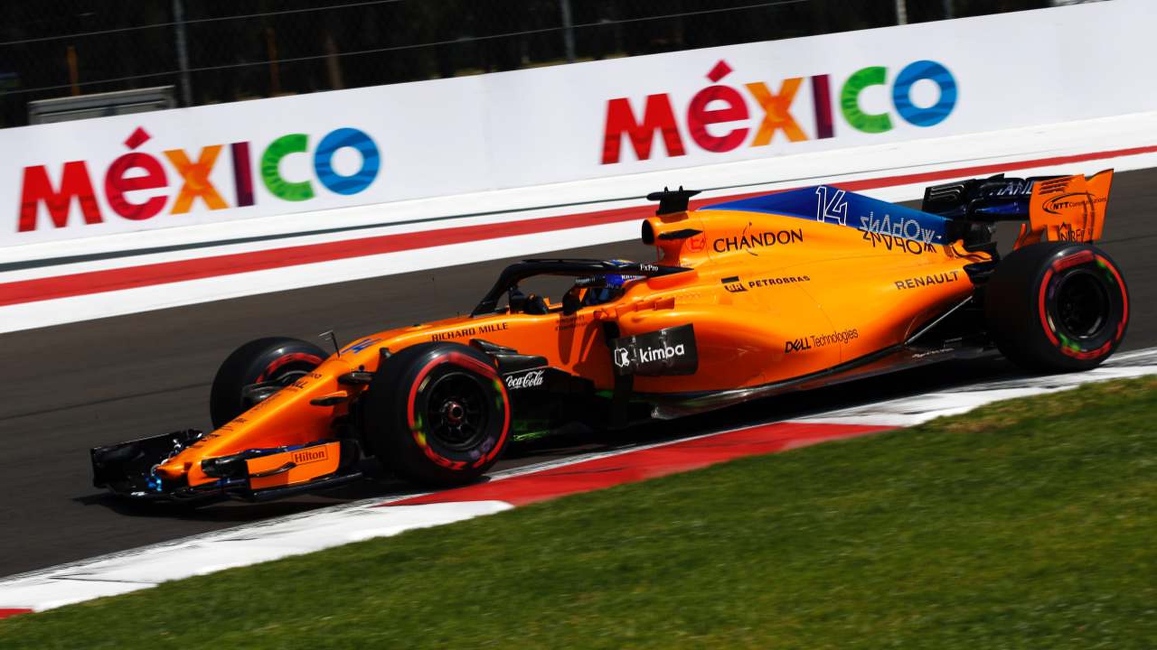 Alonso en el GP de México
