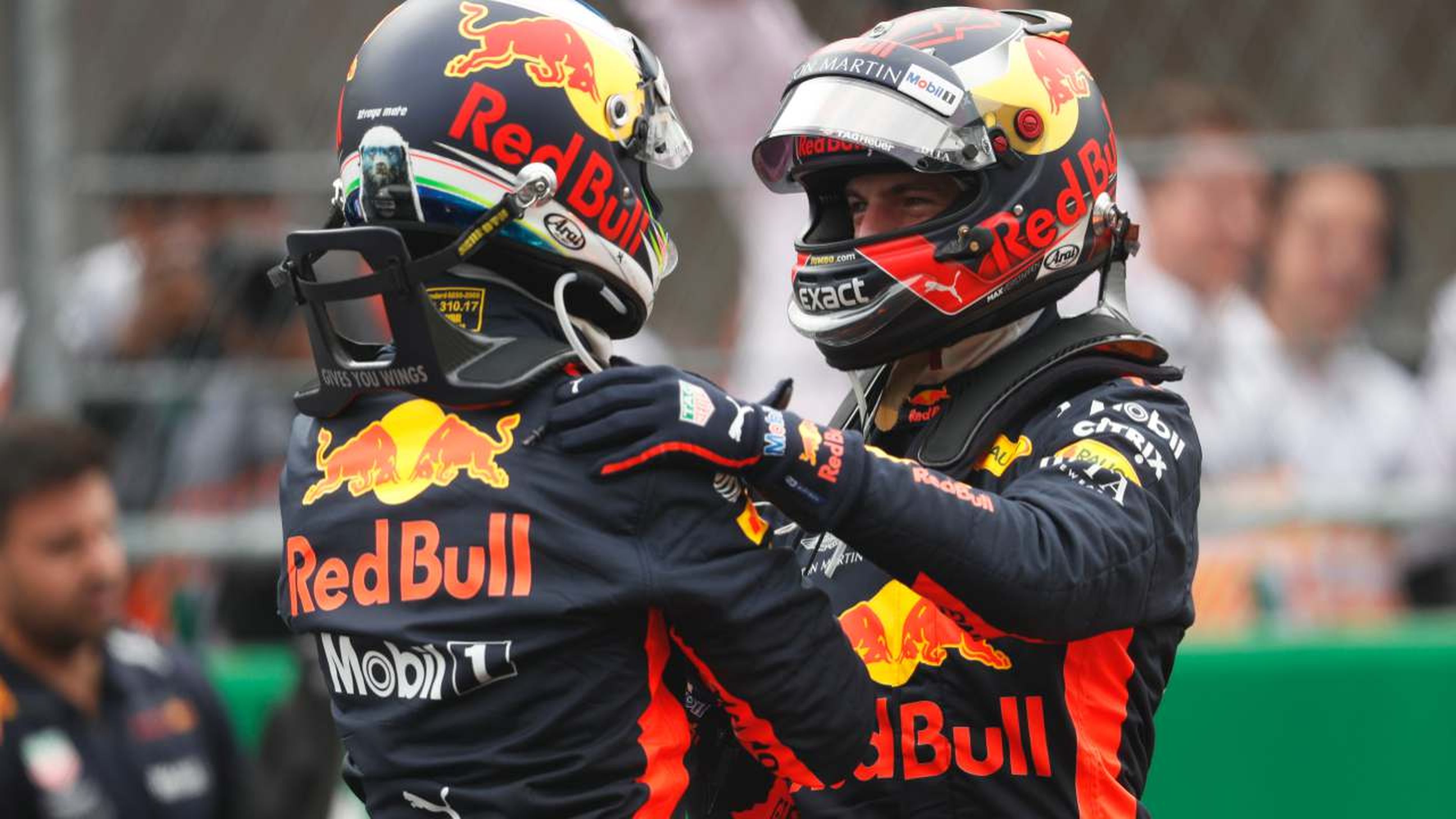 Daniel Ricciardo y Max Verstappen
