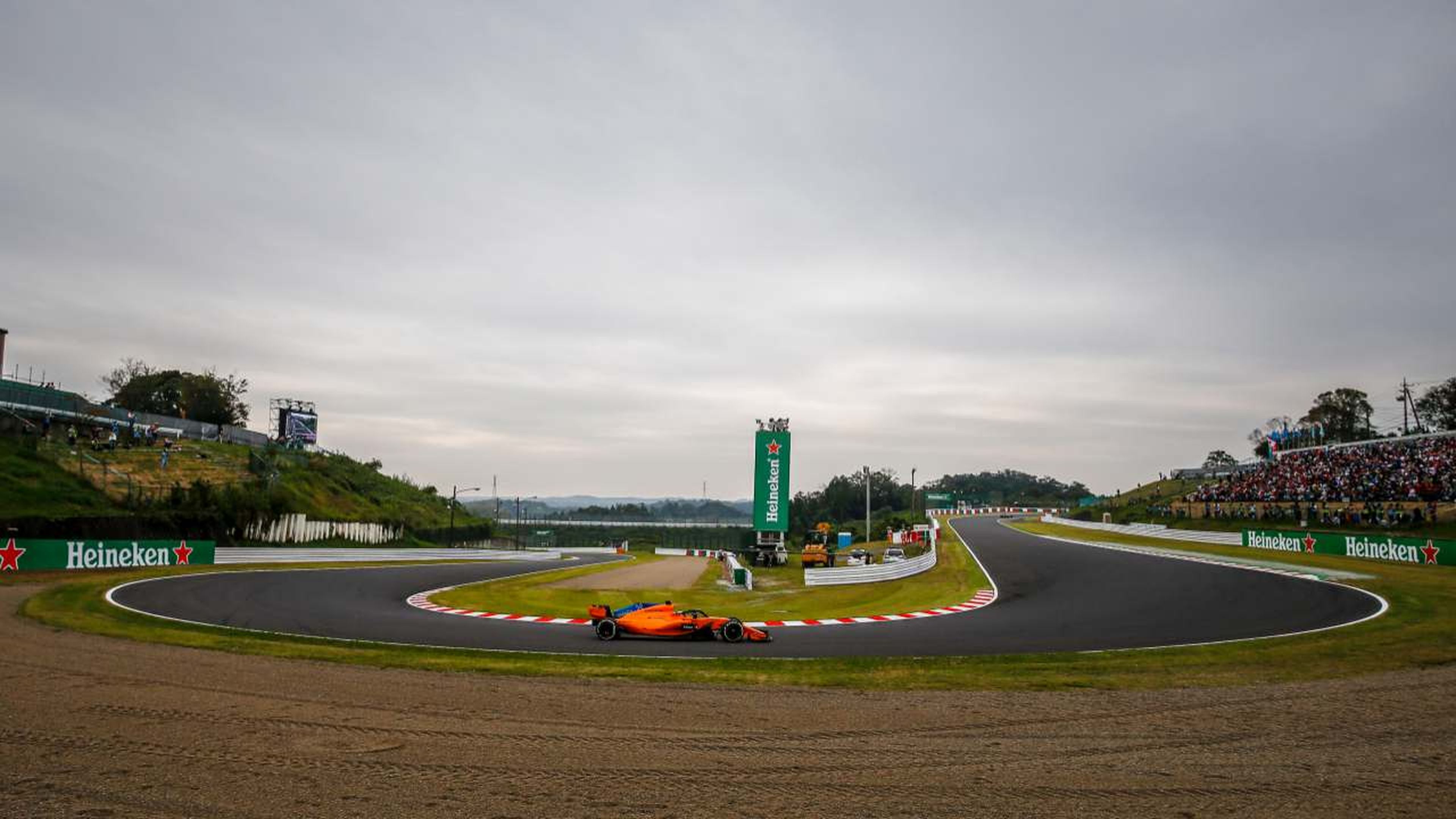 Fernando Alonso en los entrenamientos de Japón